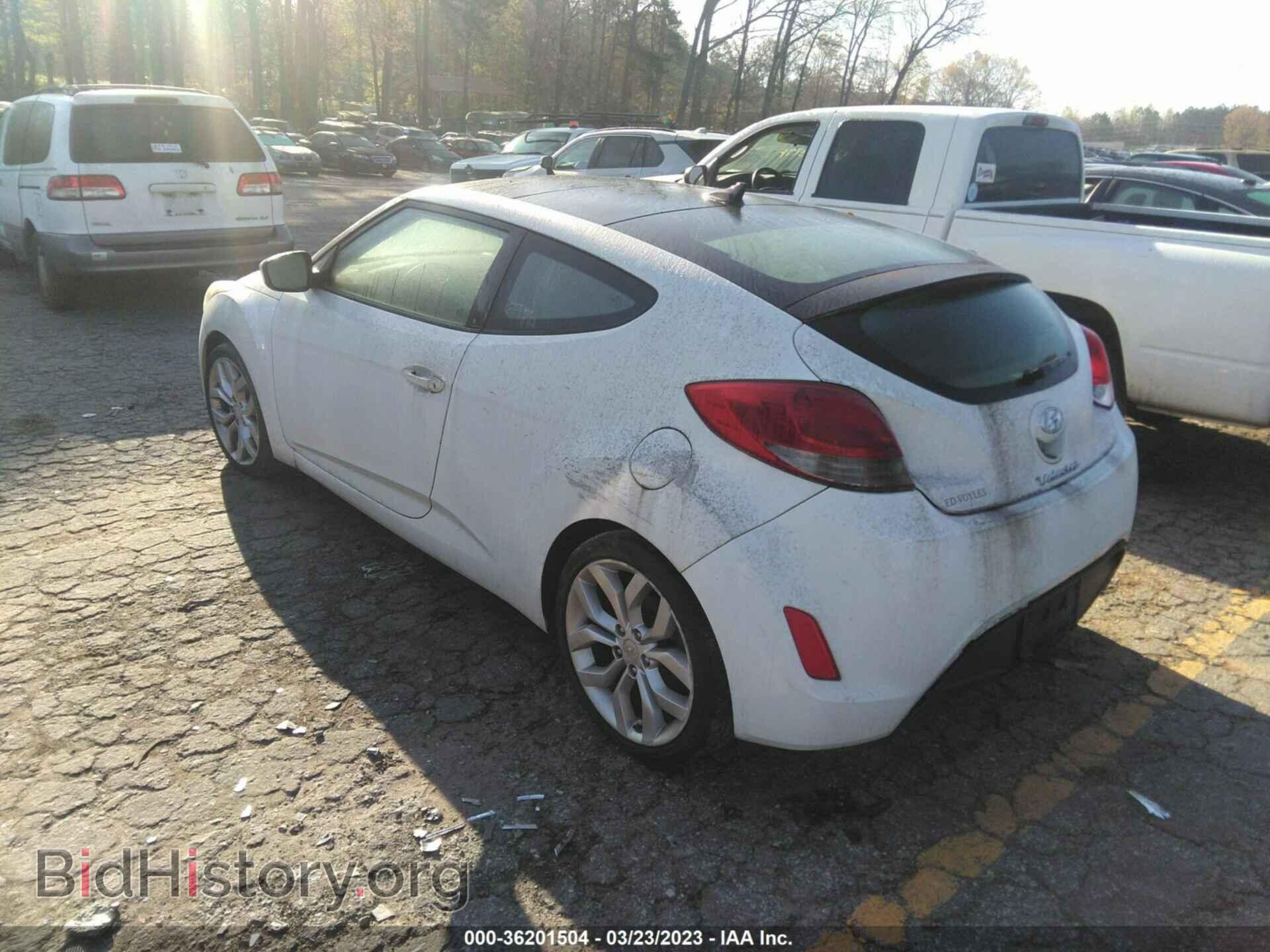 2012 HYUNDAI VELOSTER - VIN: KMHTC6AD2CU046866 - Фото 3