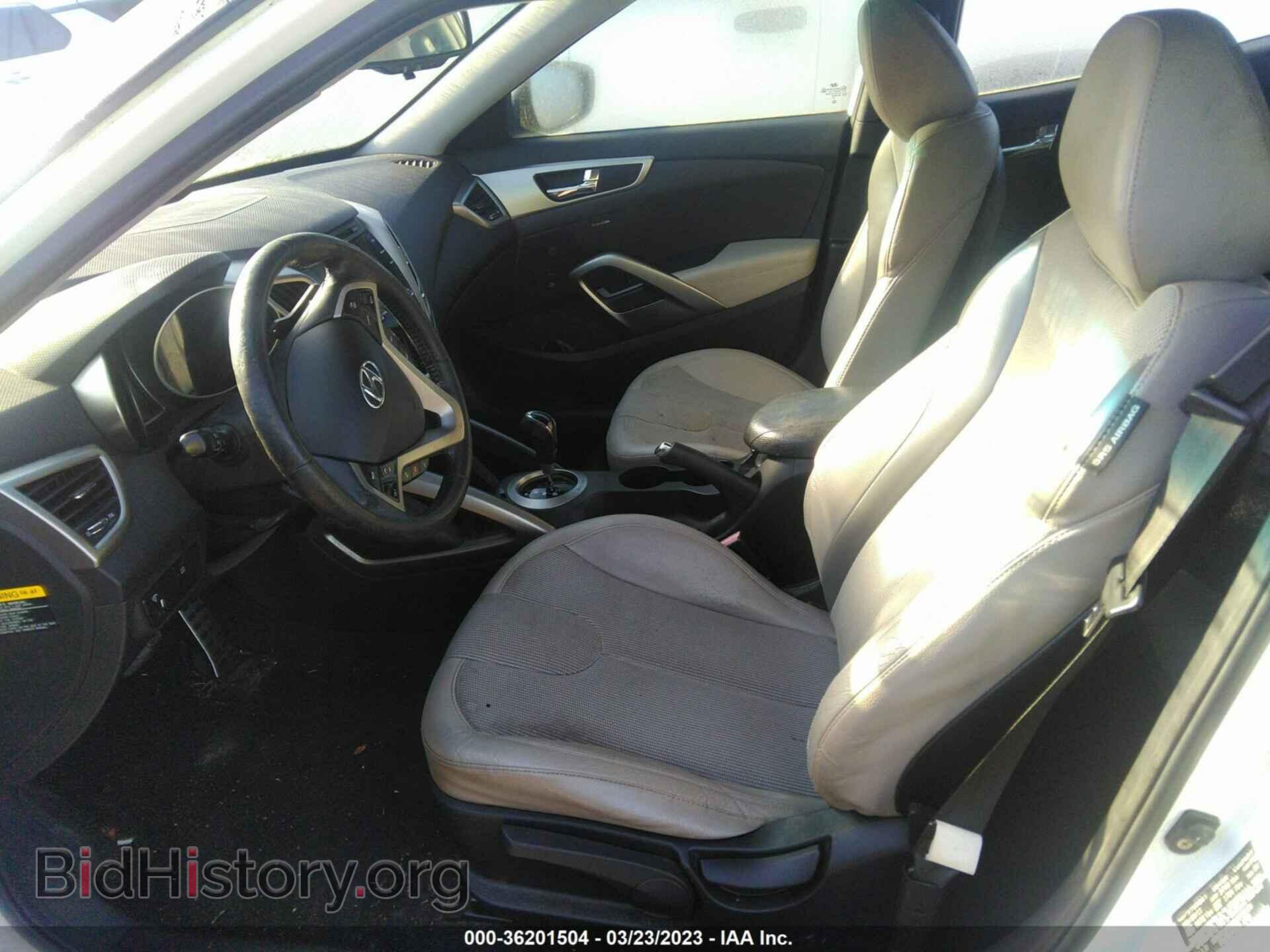 2012 HYUNDAI VELOSTER - VIN: KMHTC6AD2CU046866 - Фото 5