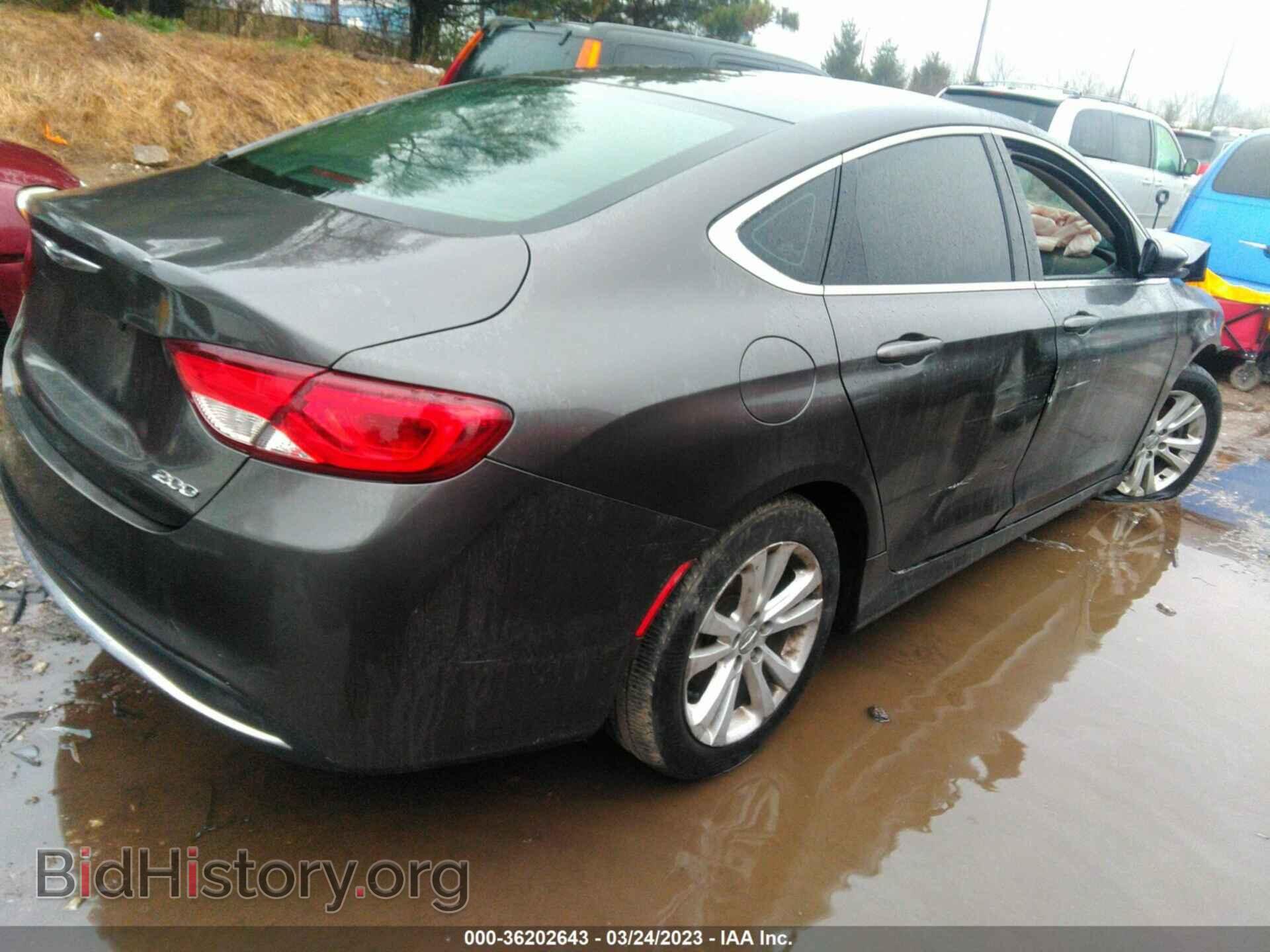 2015 CHRYSLER 200 - VIN: 1C3CCCAB8FN716165 - Фото 4