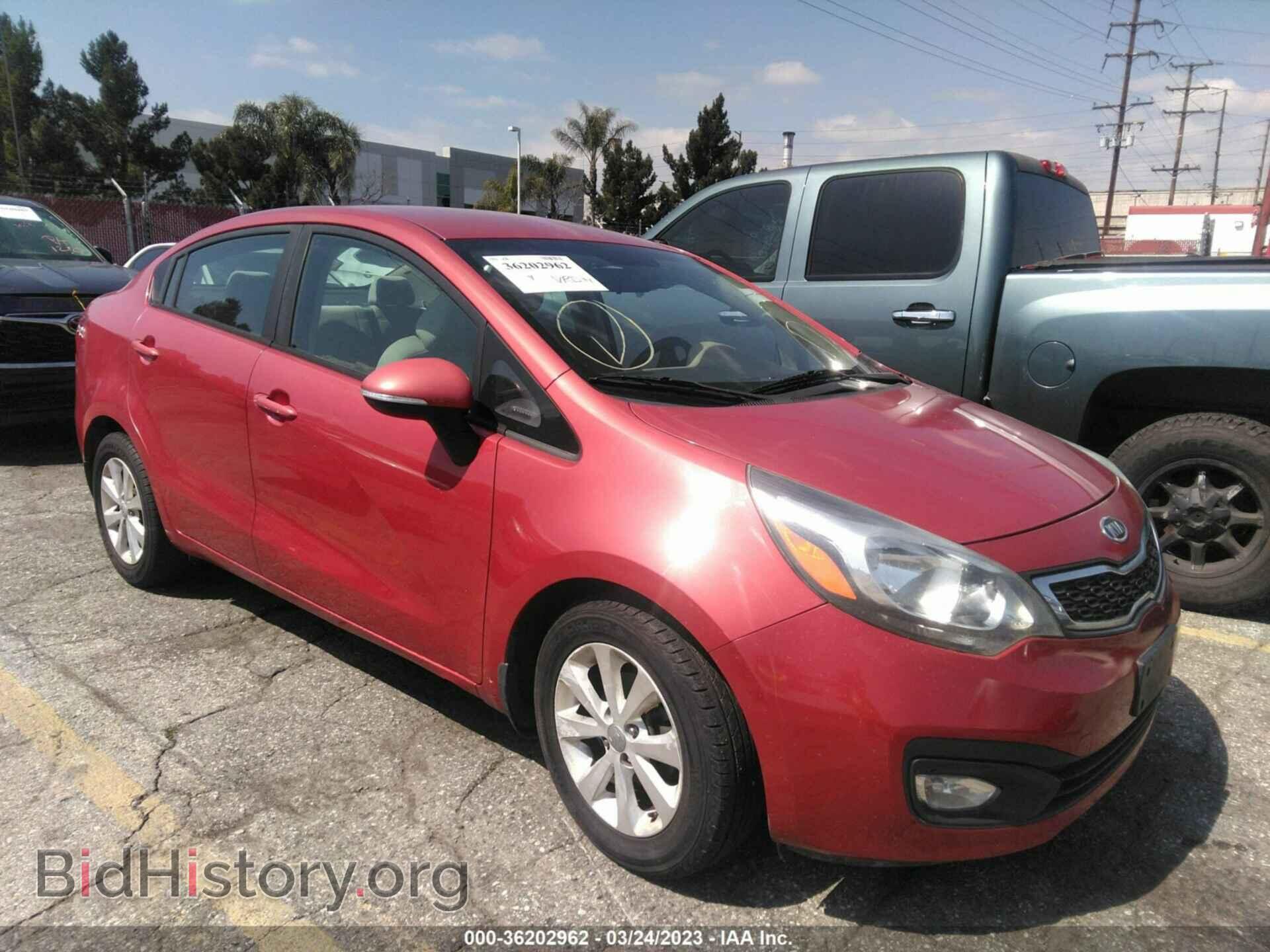 Фотография KNADN4A37C6059497 - KIA RIO 2012