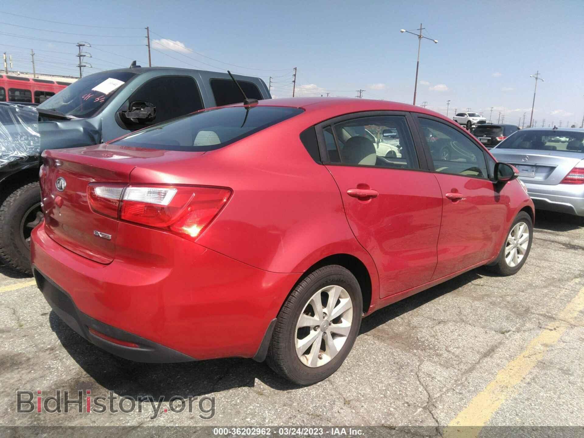 2012 KIA RIO - VIN: KNADN4A37C6059497 - Фото 4