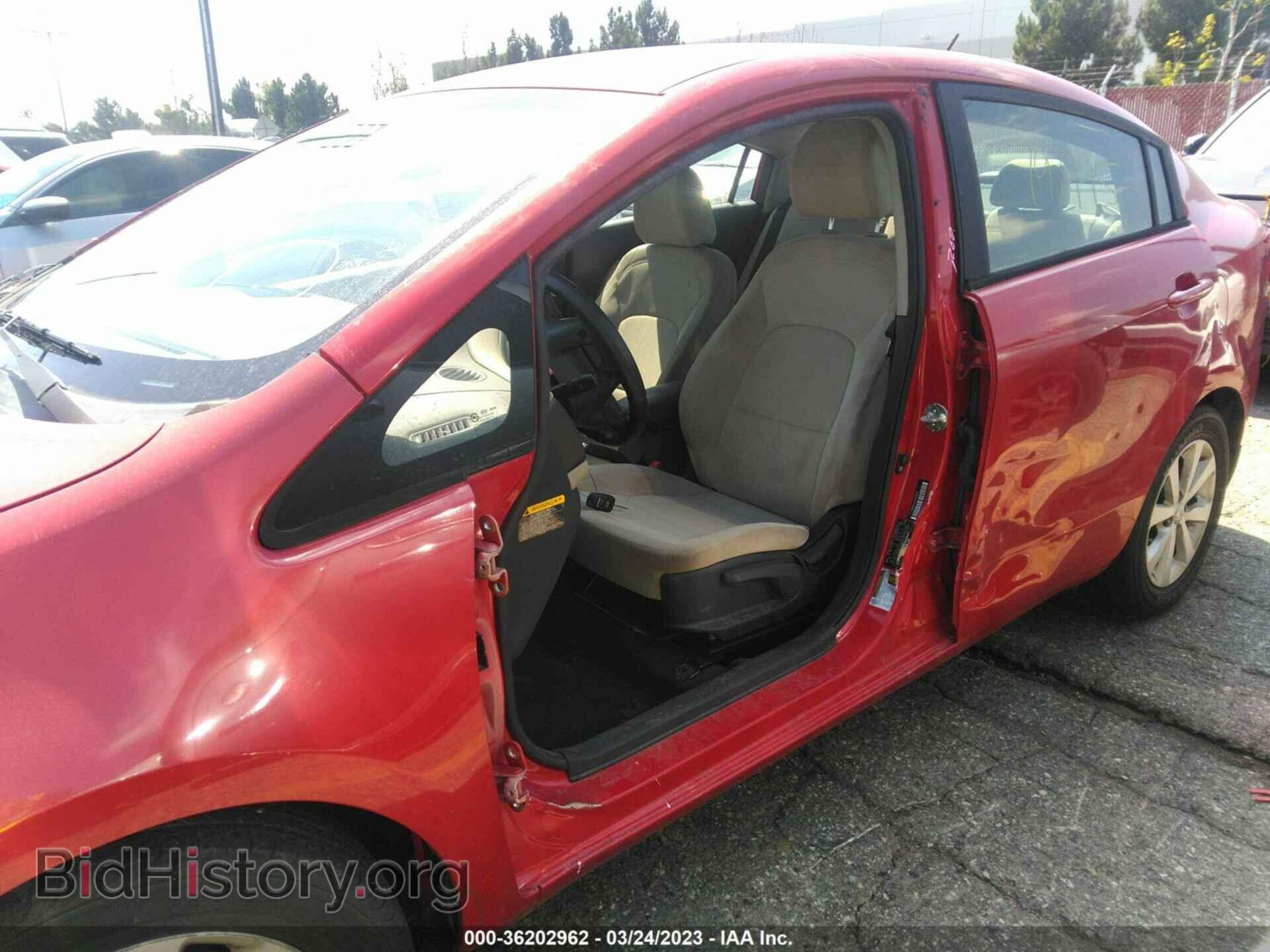 2012 KIA RIO - VIN: KNADN4A37C6059497 - Фото 6