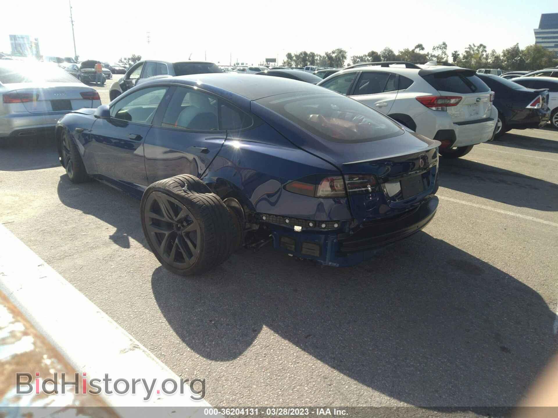 2022 TESLA MODEL S - VIN: 5YJSA1E60NF480512 - Фото 3