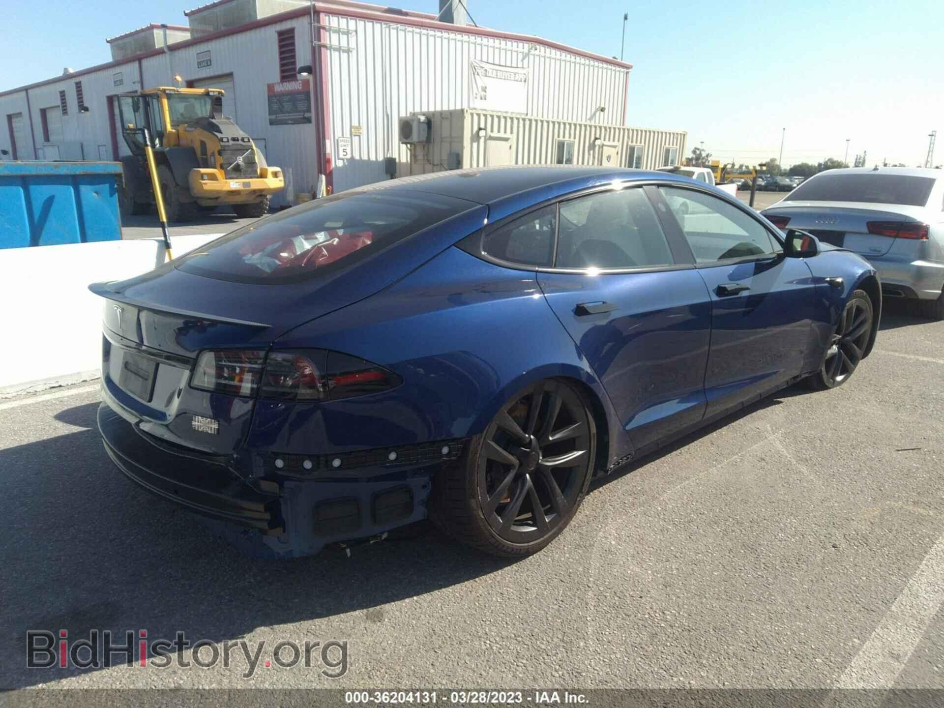 2022 TESLA MODEL S - VIN: 5YJSA1E60NF480512 - Фото 4