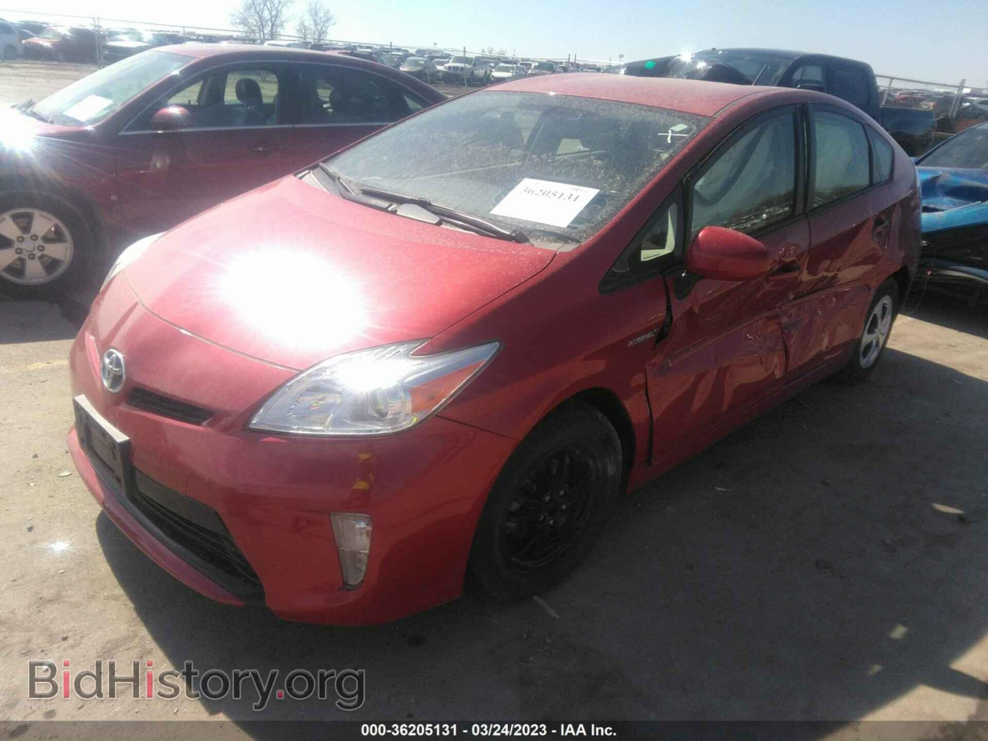 2014 TOYOTA PRIUS - VIN: JTDKN3DU0E1756728 - Фото 2