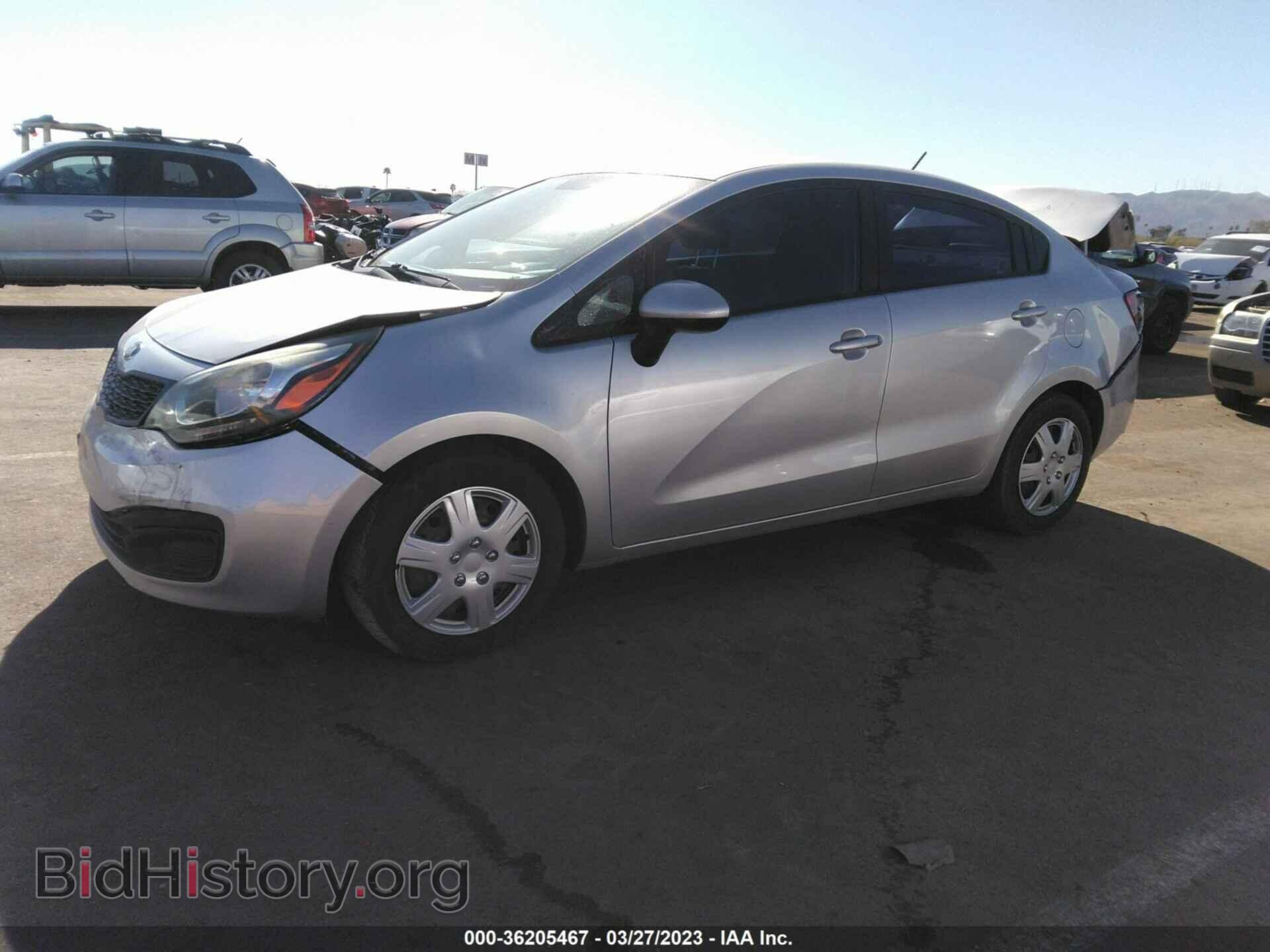 2013 KIA RIO - VIN: KNADM4A39D6237768 - Фото 2
