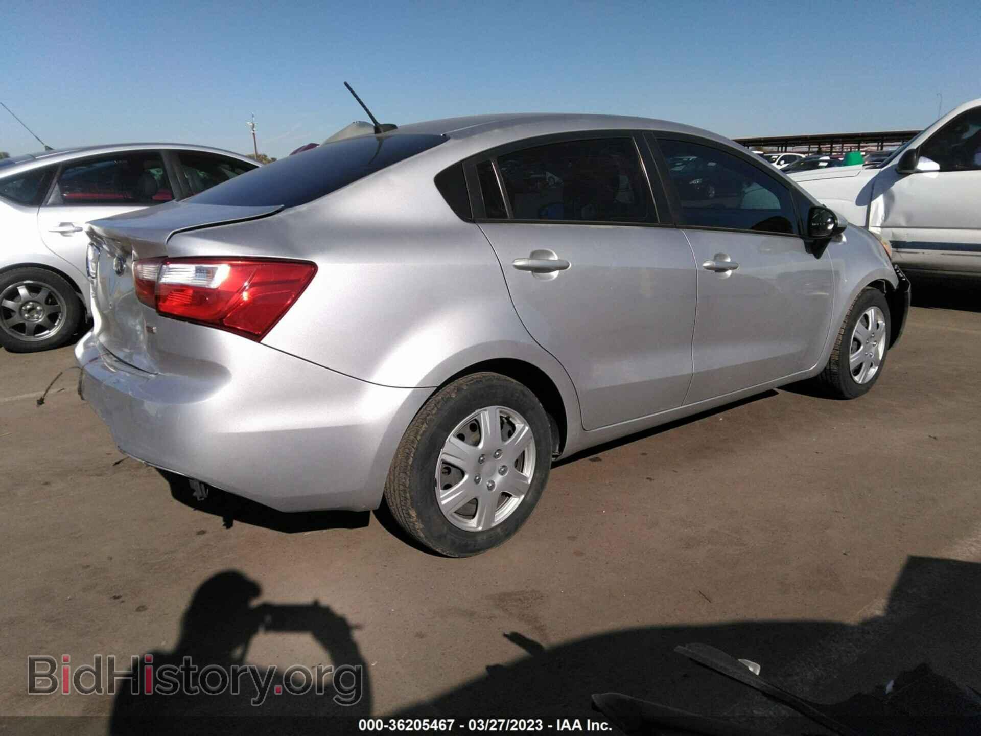 2013 KIA RIO - VIN: KNADM4A39D6237768 - Фото 4