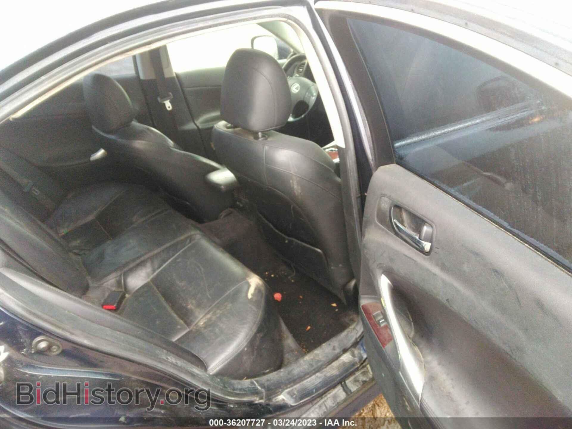 2007 LEXUS IS 250 - VIN: JTHCK262672017670 - Фото 8