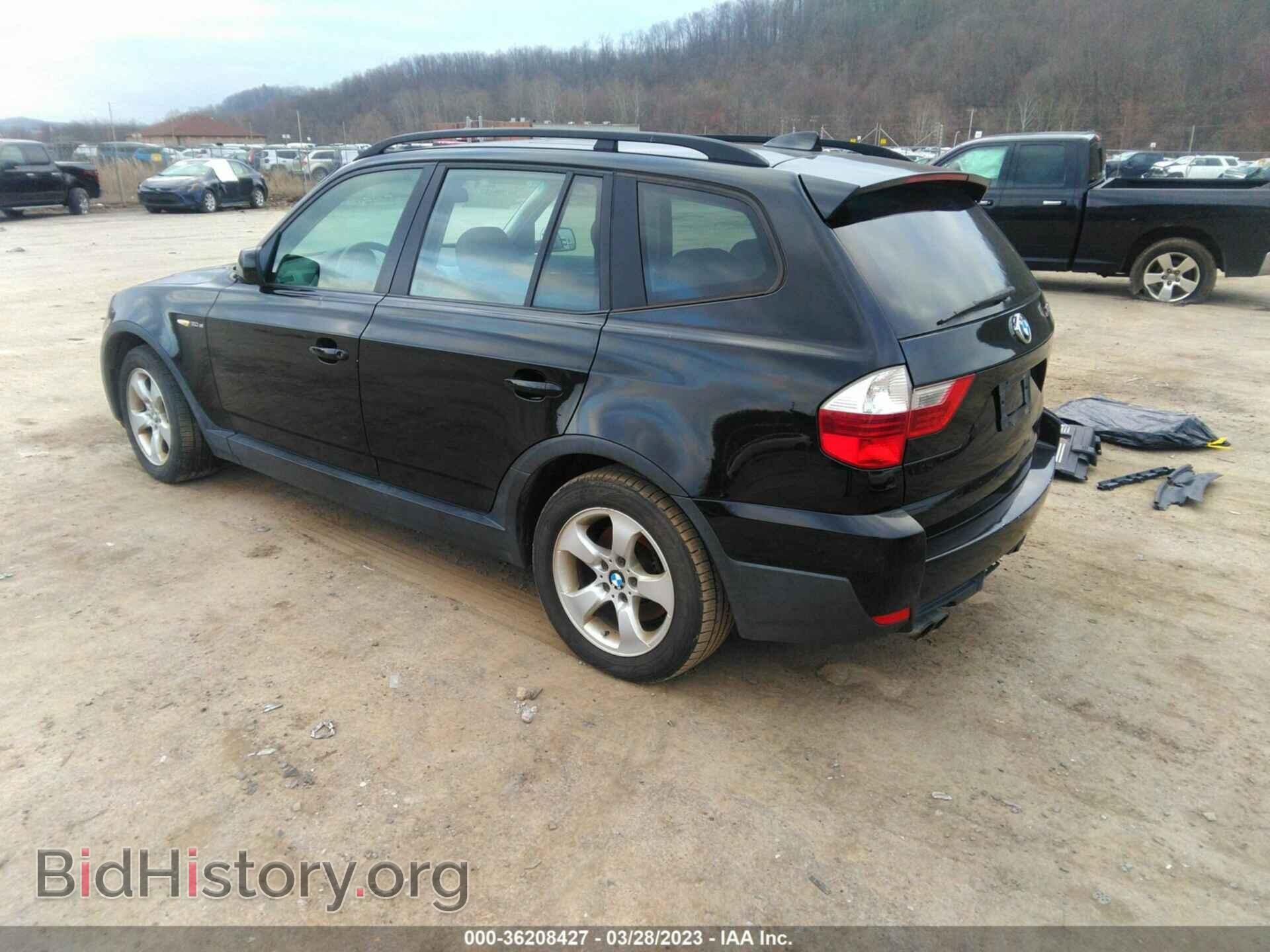 2007 BMW X3 - VIN: WBXPC93477WF04244 - Фото 3