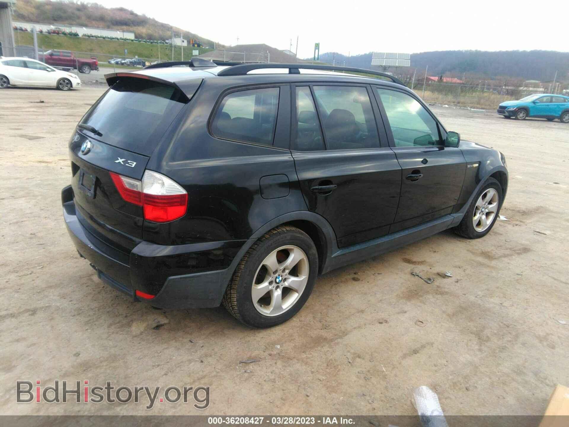 2007 BMW X3 - VIN: WBXPC93477WF04244 - Фото 4
