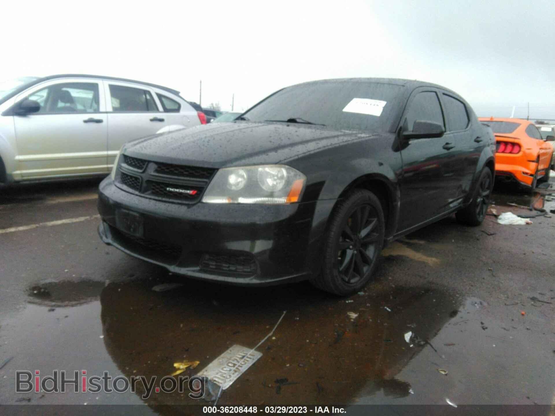 2014 DODGE AVENGER - VIN: 1C3CDZAB2EN166377 - Фото 2