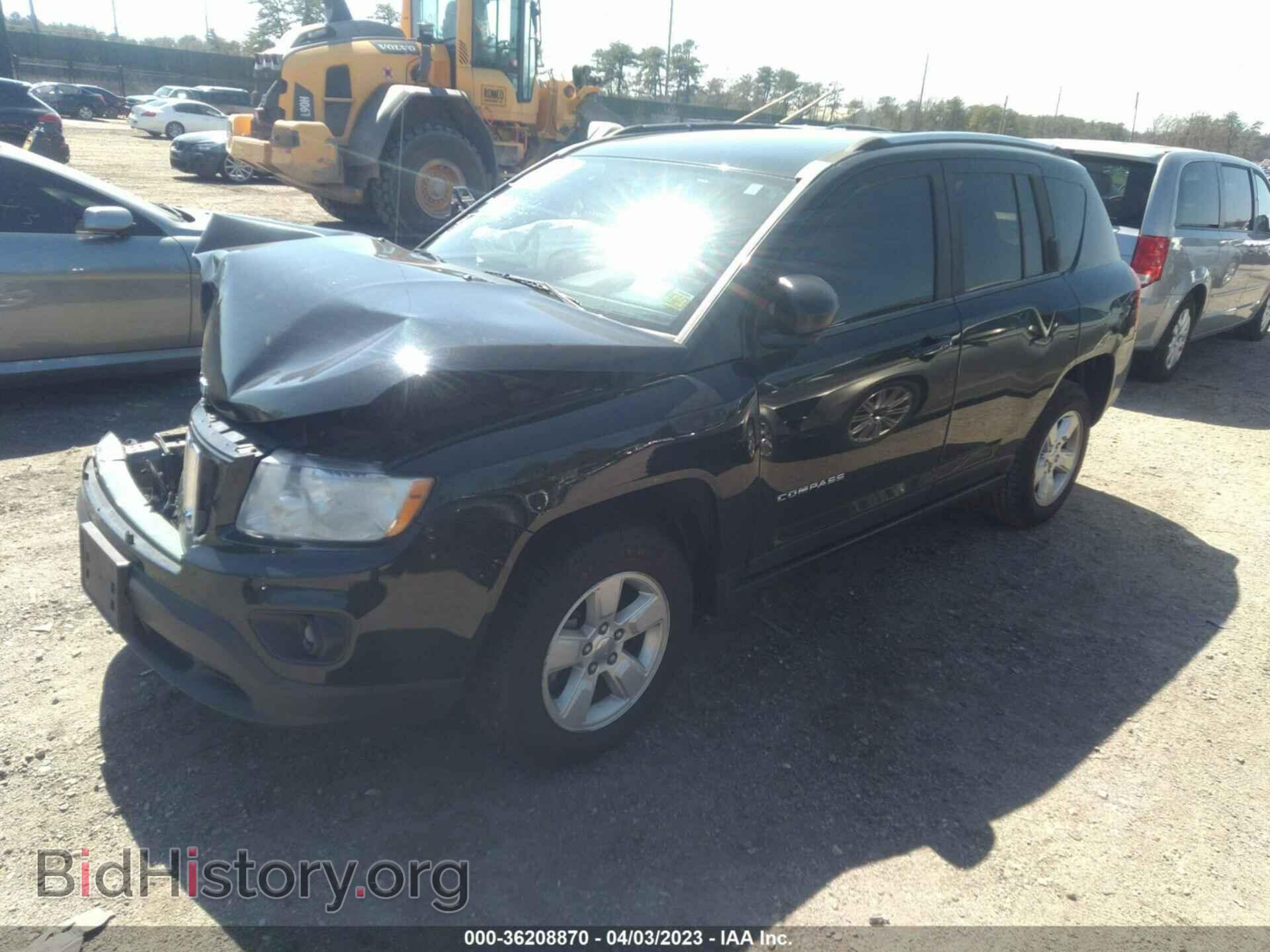 2013 JEEP COMPASS - VIN: 1C4NJCEAXDD205622 - Фото 2
