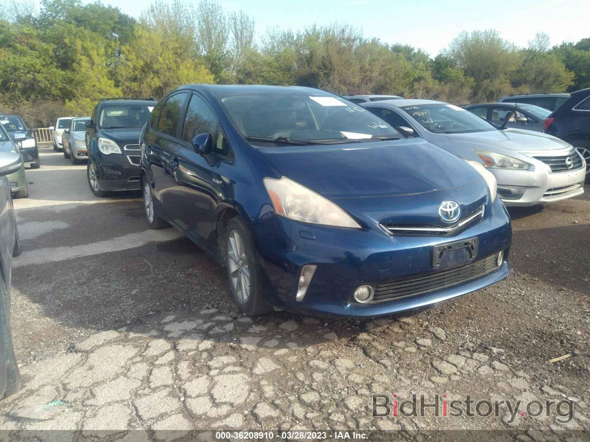 Фотография JTDZN3EU9C3043485 - TOYOTA PRIUS V 2012