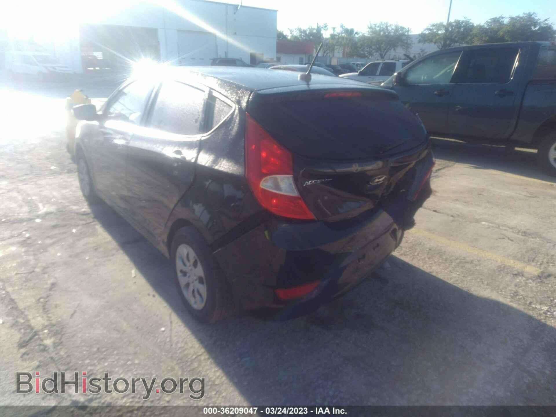 2016 HYUNDAI ACCENT - VIN: KMHCT5AE2GU244291 - Фото 3