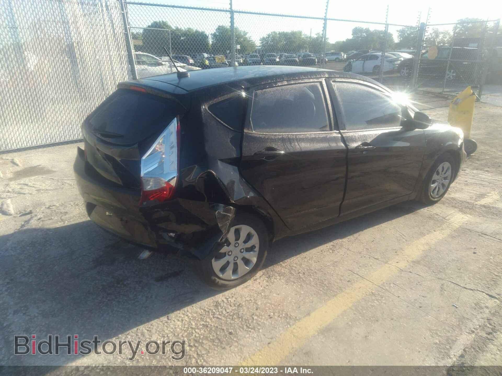 2016 HYUNDAI ACCENT - VIN: KMHCT5AE2GU244291 - Фото 4