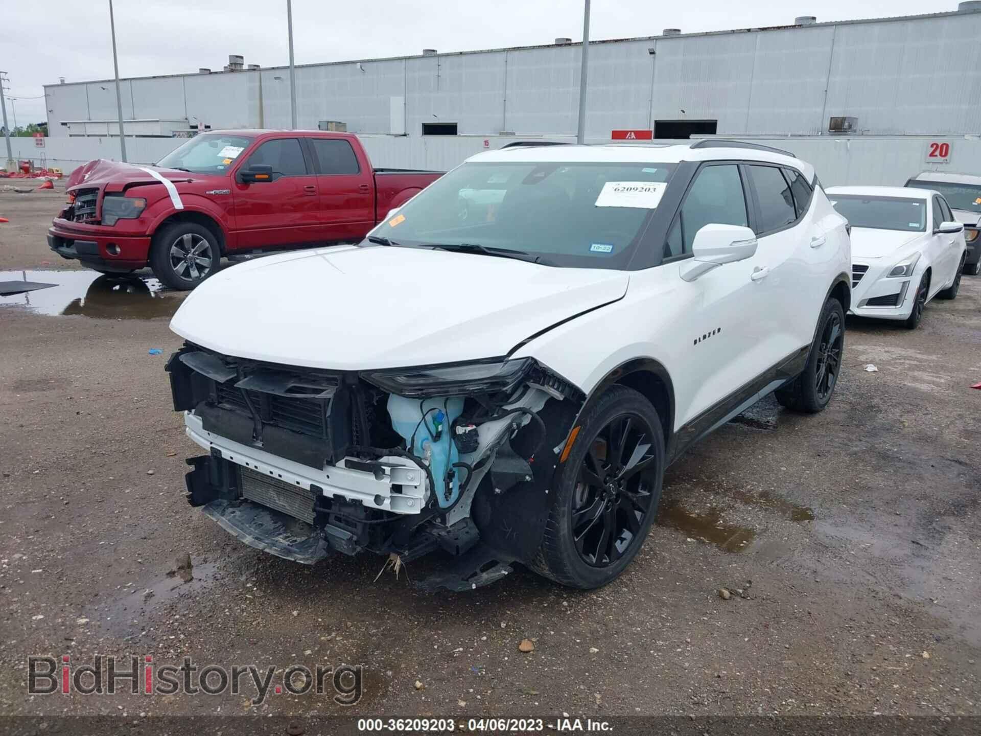 2019 CHEVROLET BLAZER - VIN: 3GNKBERS4KS703947 - Фото 2