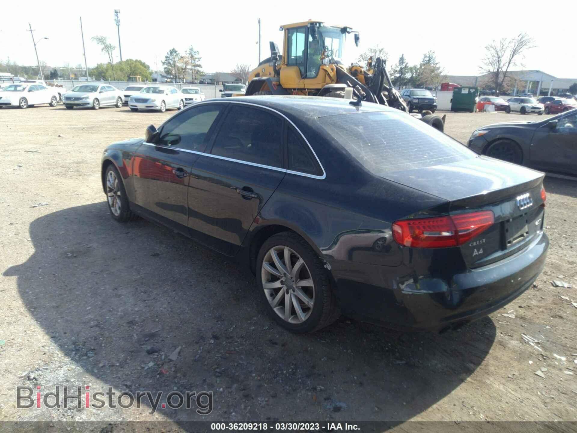 2013 AUDI A4 - VIN: WAUEFAFL2DN019005 - Фото 3