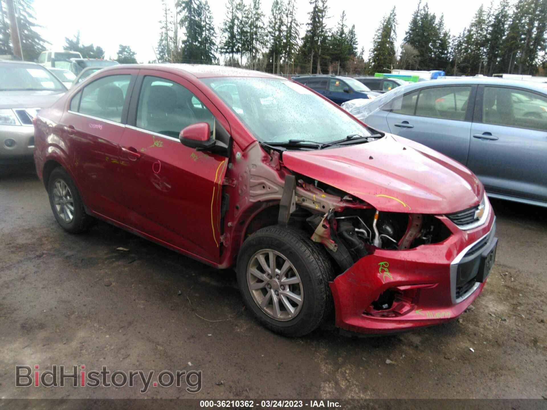 Фотография 1G1JD5SH5H4114792 - CHEVROLET SONIC 2017