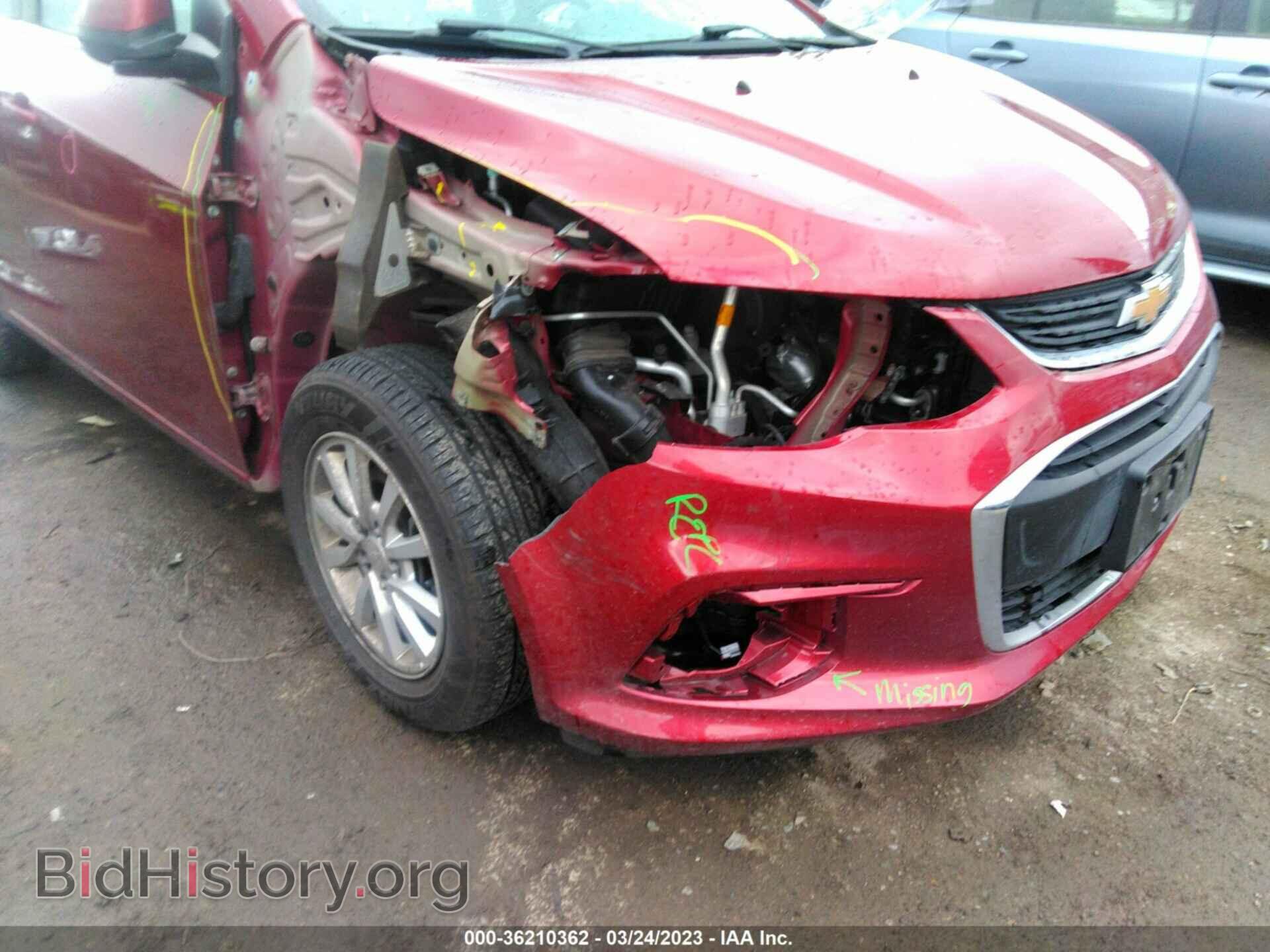 2017 CHEVROLET SONIC - VIN: 1G1JD5SH5H4114792 - Фото 6