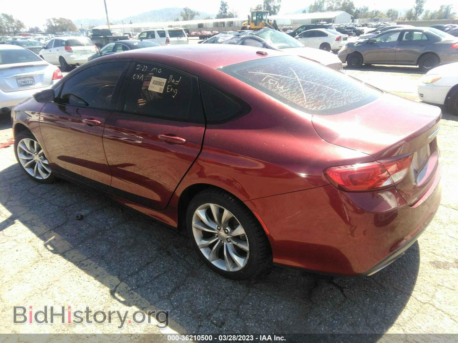 2015 CHRYSLER 200 - VIN: 1C3CCCBB3FN590165 - Фото 3