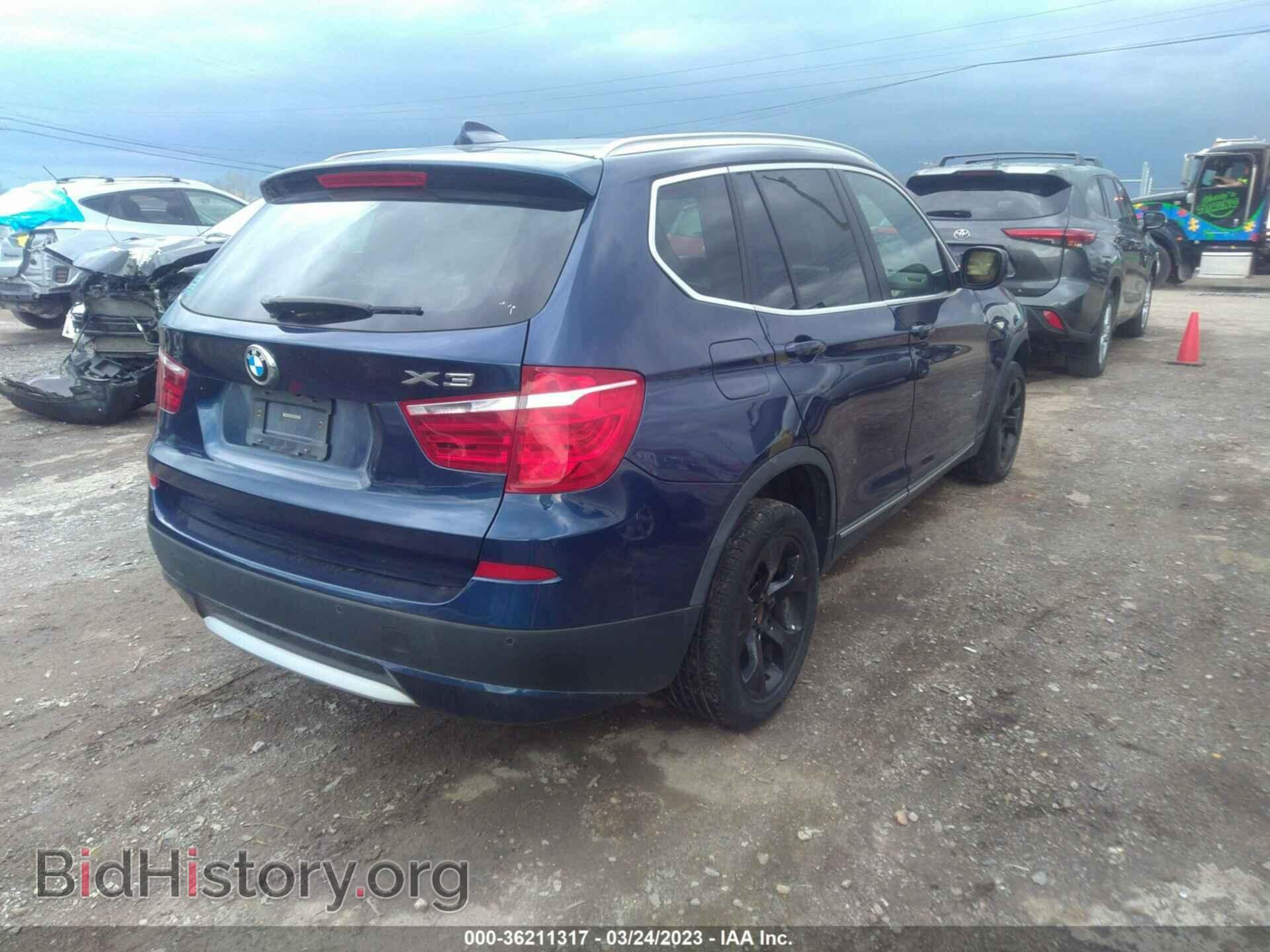 2012 BMW X3 - VIN: 5UXWX5C52CL718208 - Фото 4