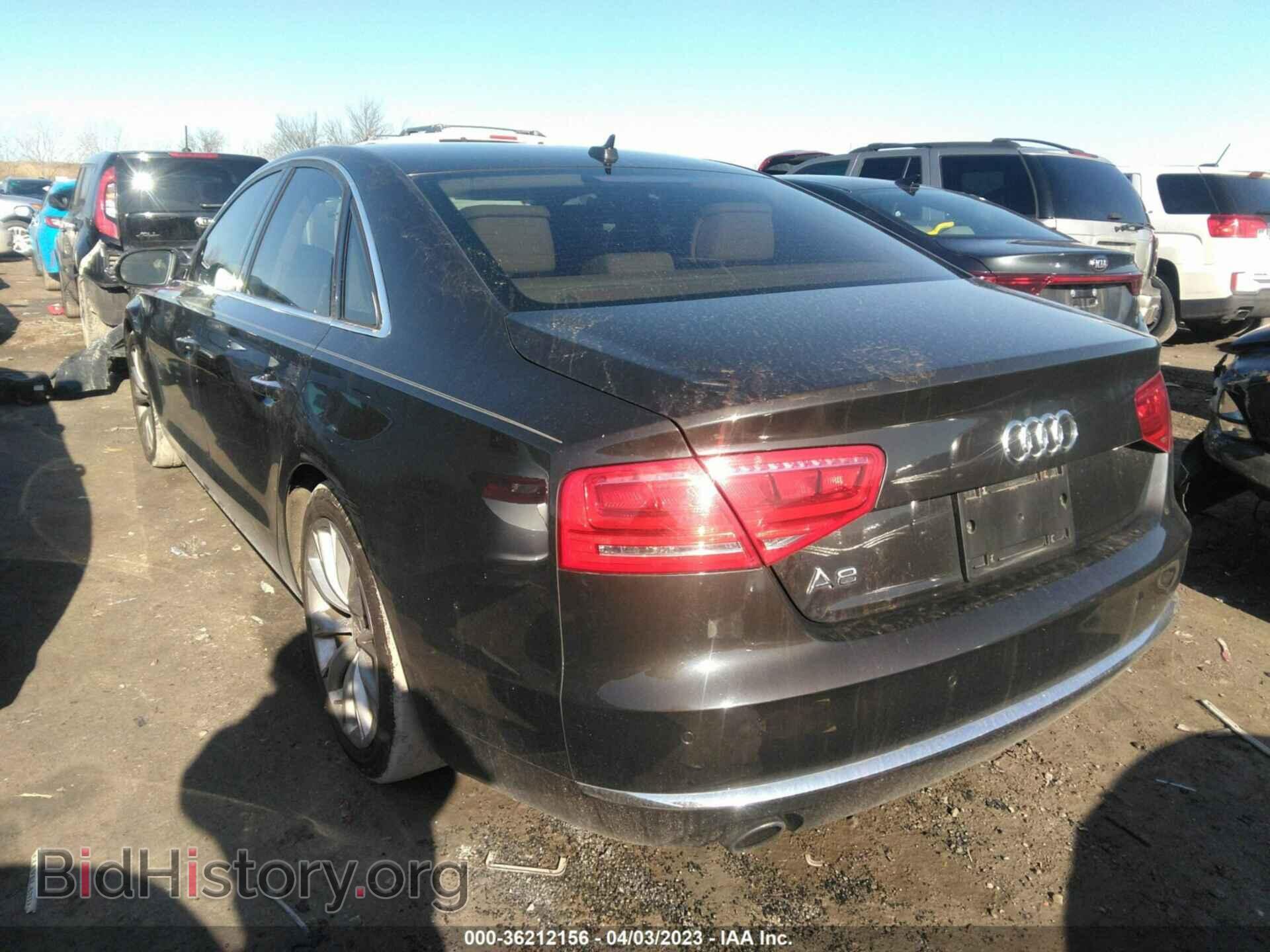 2014 AUDI A8 - VIN: WAUAGAFD1EN008860 - Фото 3