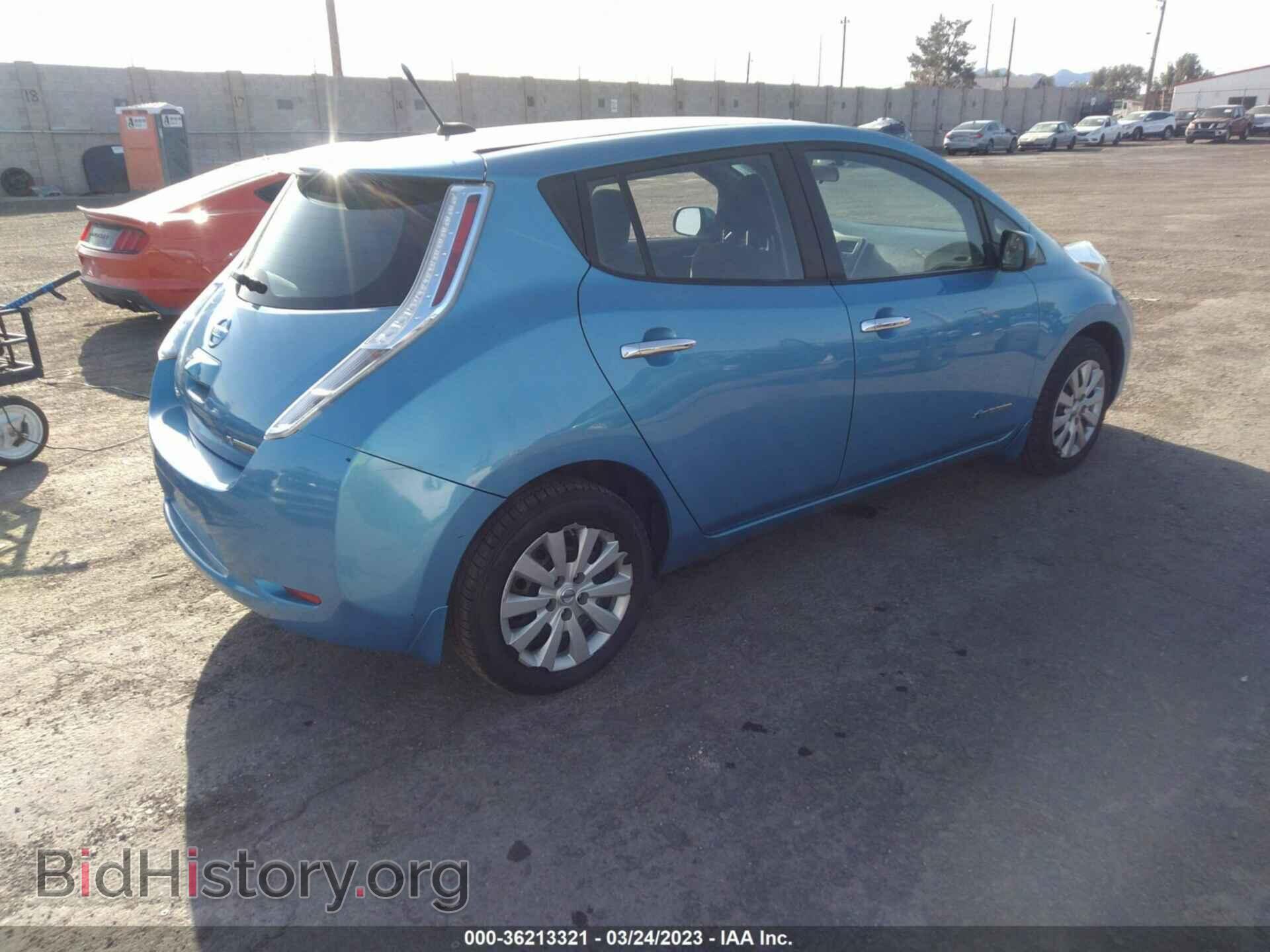 2013 NISSAN LEAF - VIN: 1N4AZ0CP5DC421404 - Фото 4