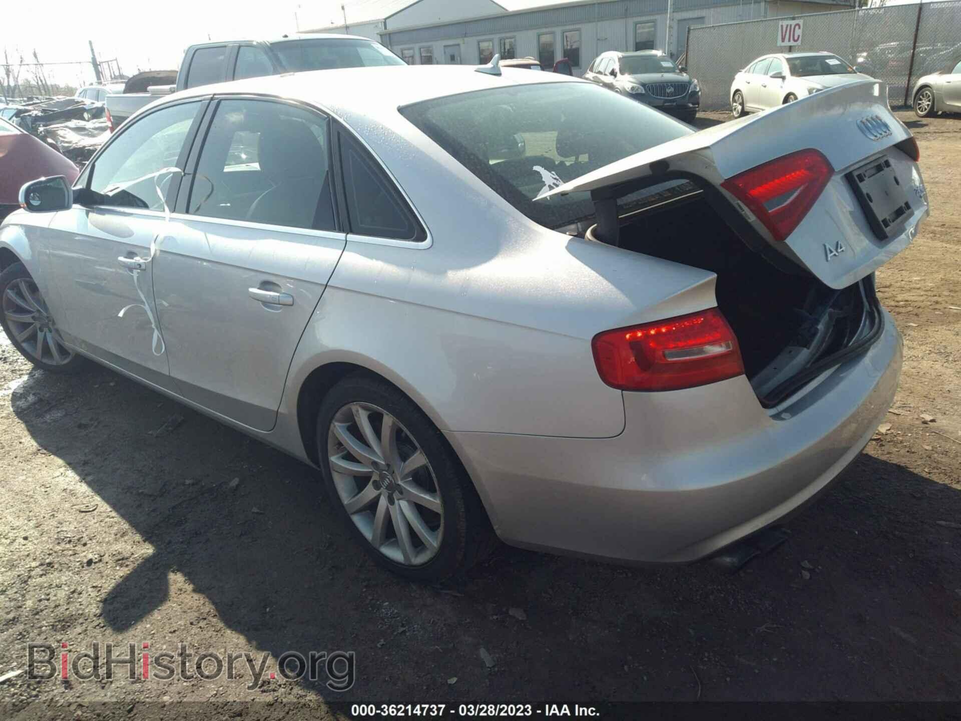 2013 AUDI A4 - VIN: WAUFFAFL4DN026431 - Photo 3
