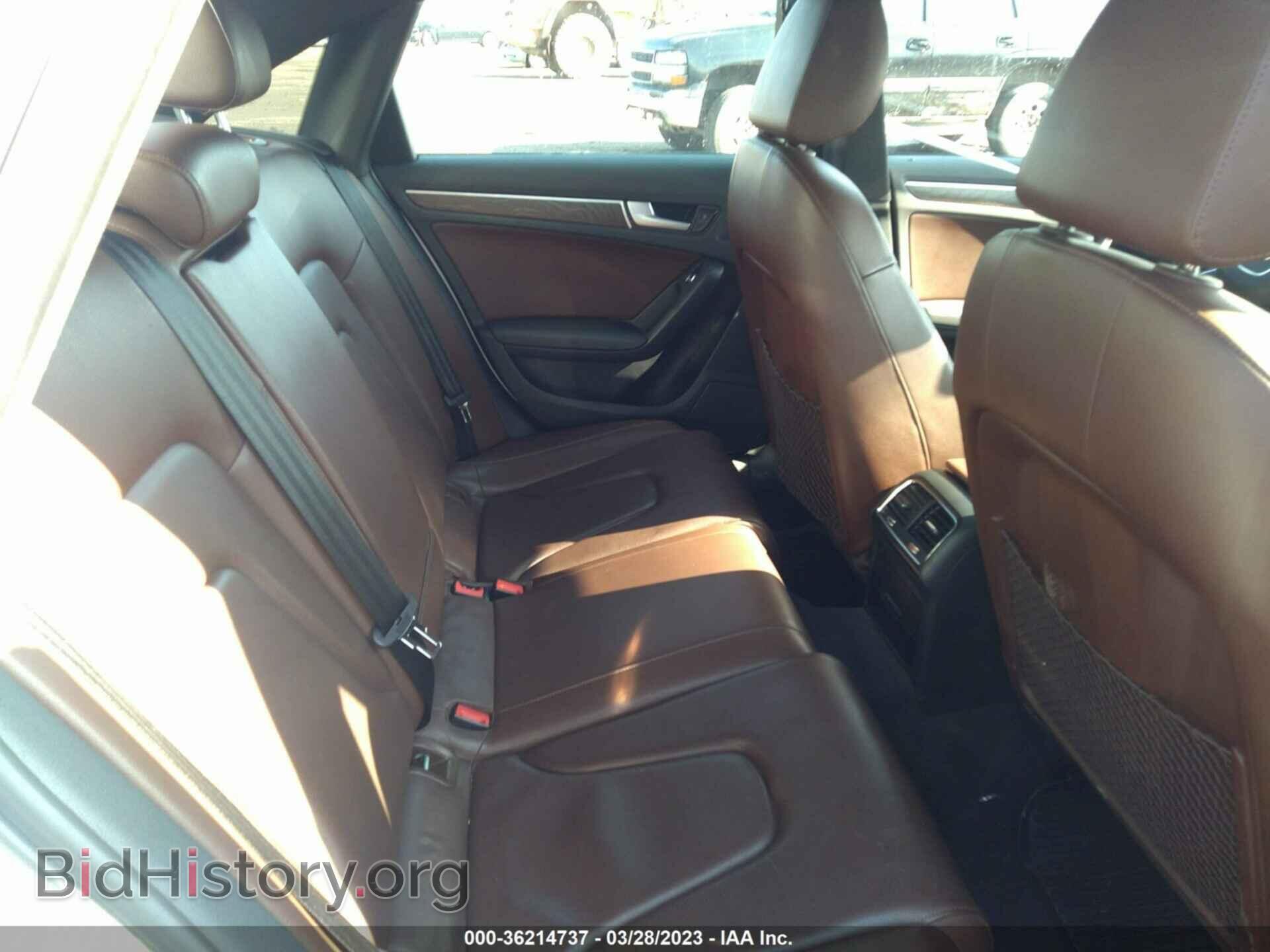 2013 AUDI A4 - VIN: WAUFFAFL4DN026431 - Photo 8