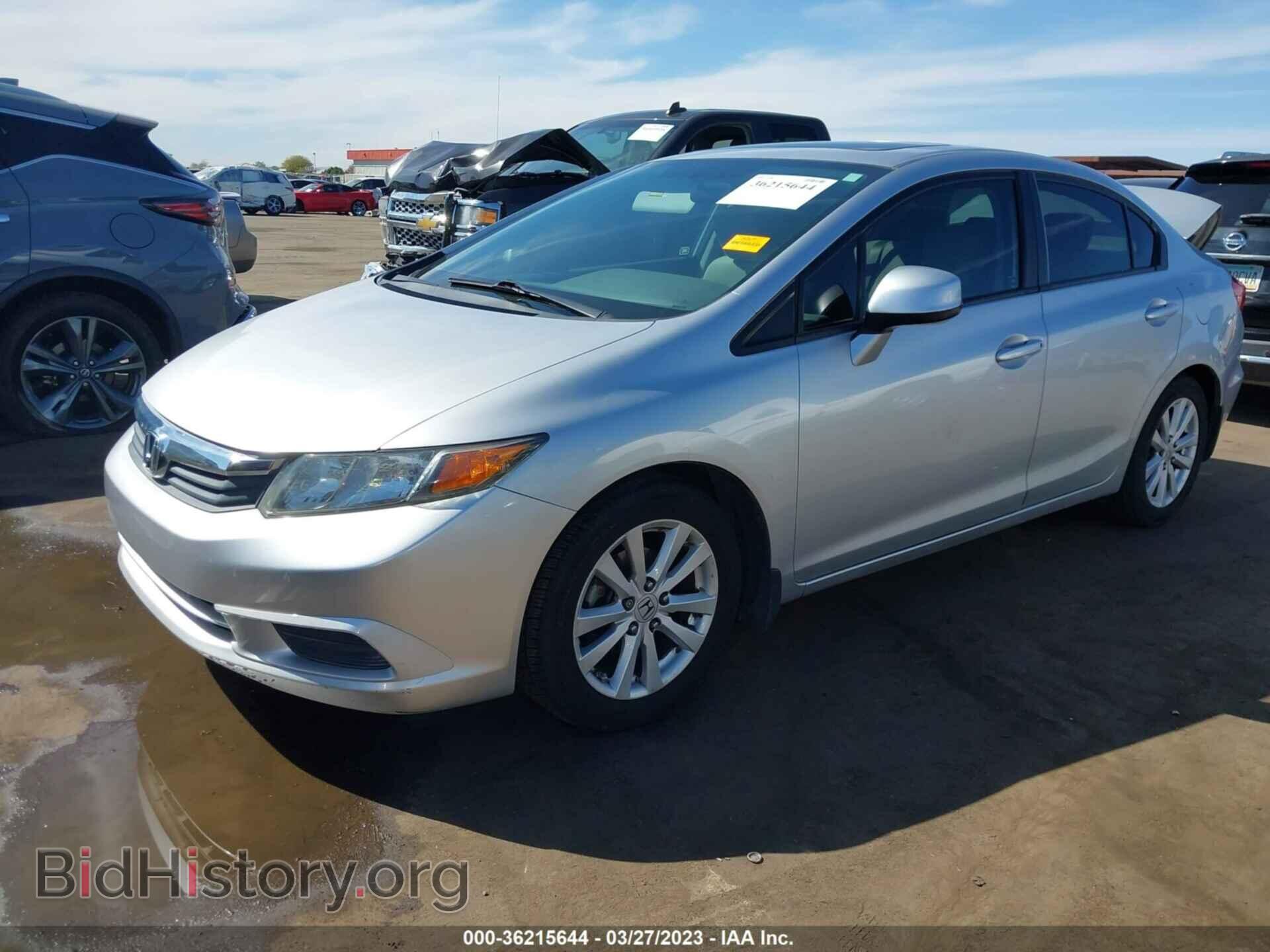 2012 HONDA CIVIC SDN - VIN: 2HGFB2F86CH305257 - Фото 2