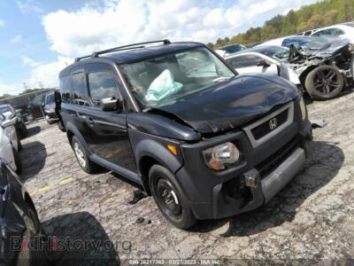 2006 Honda ELEMENT LX, черный — VIN 5J6YH28386L011948, IAAI