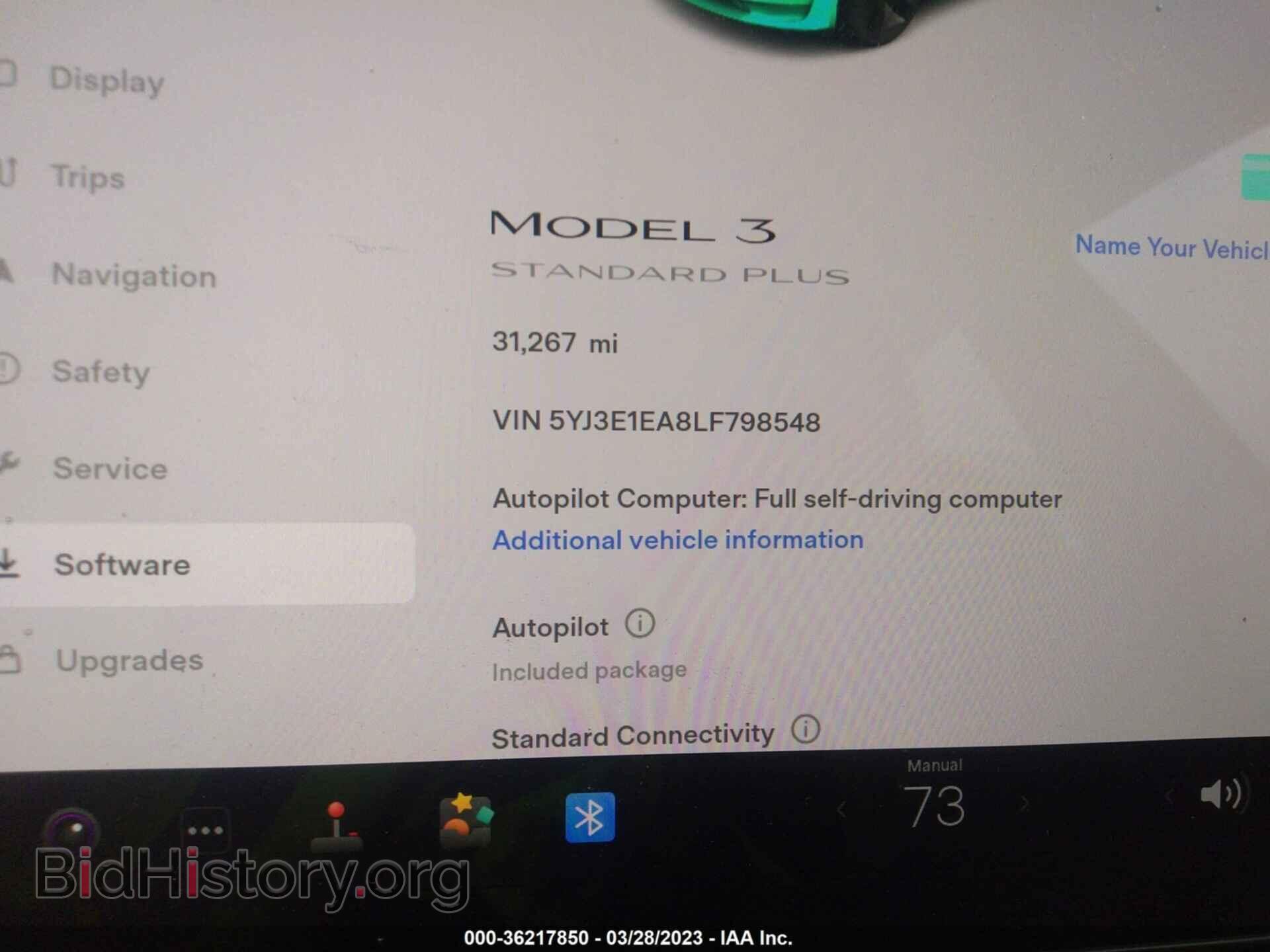 2020 TESLA MODEL 3 - VIN: 5YJ3E1EA8LF798548 - Photo 7