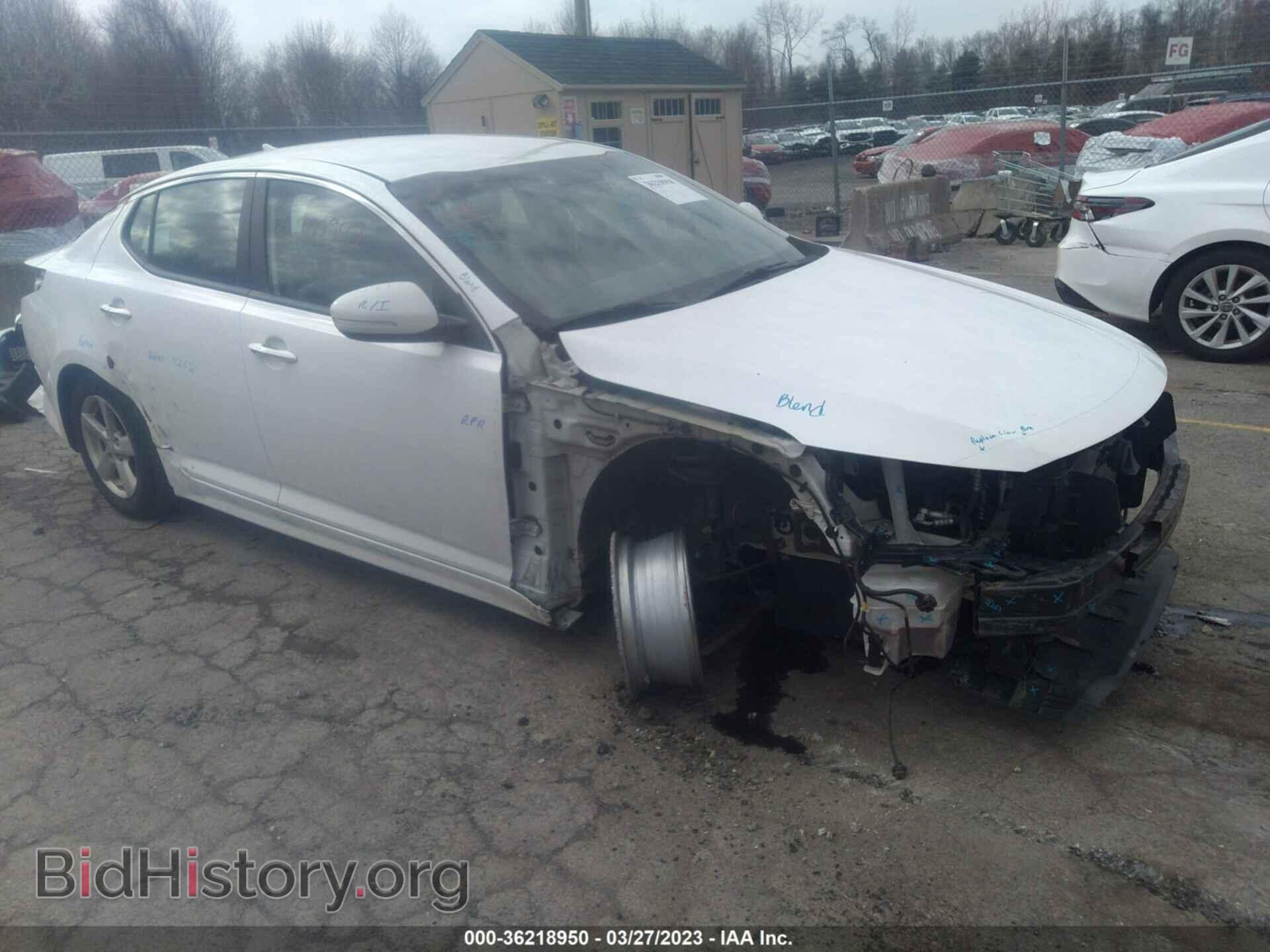 Фотография KNAGM4A76F5559308 - KIA OPTIMA 2015