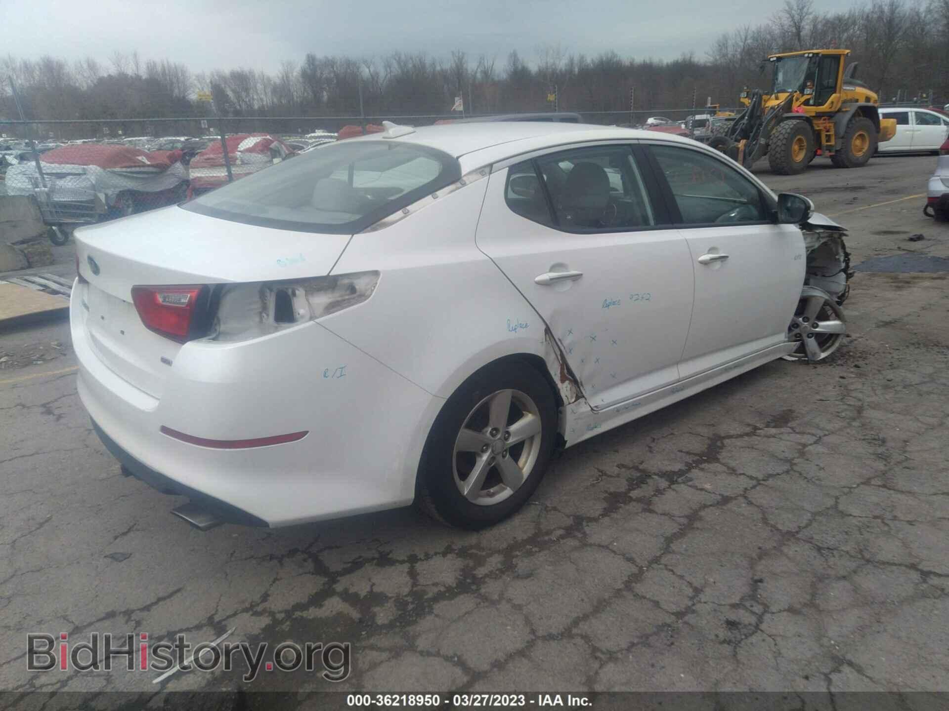 2015 KIA OPTIMA - VIN: KNAGM4A76F5559308 - Фото 4