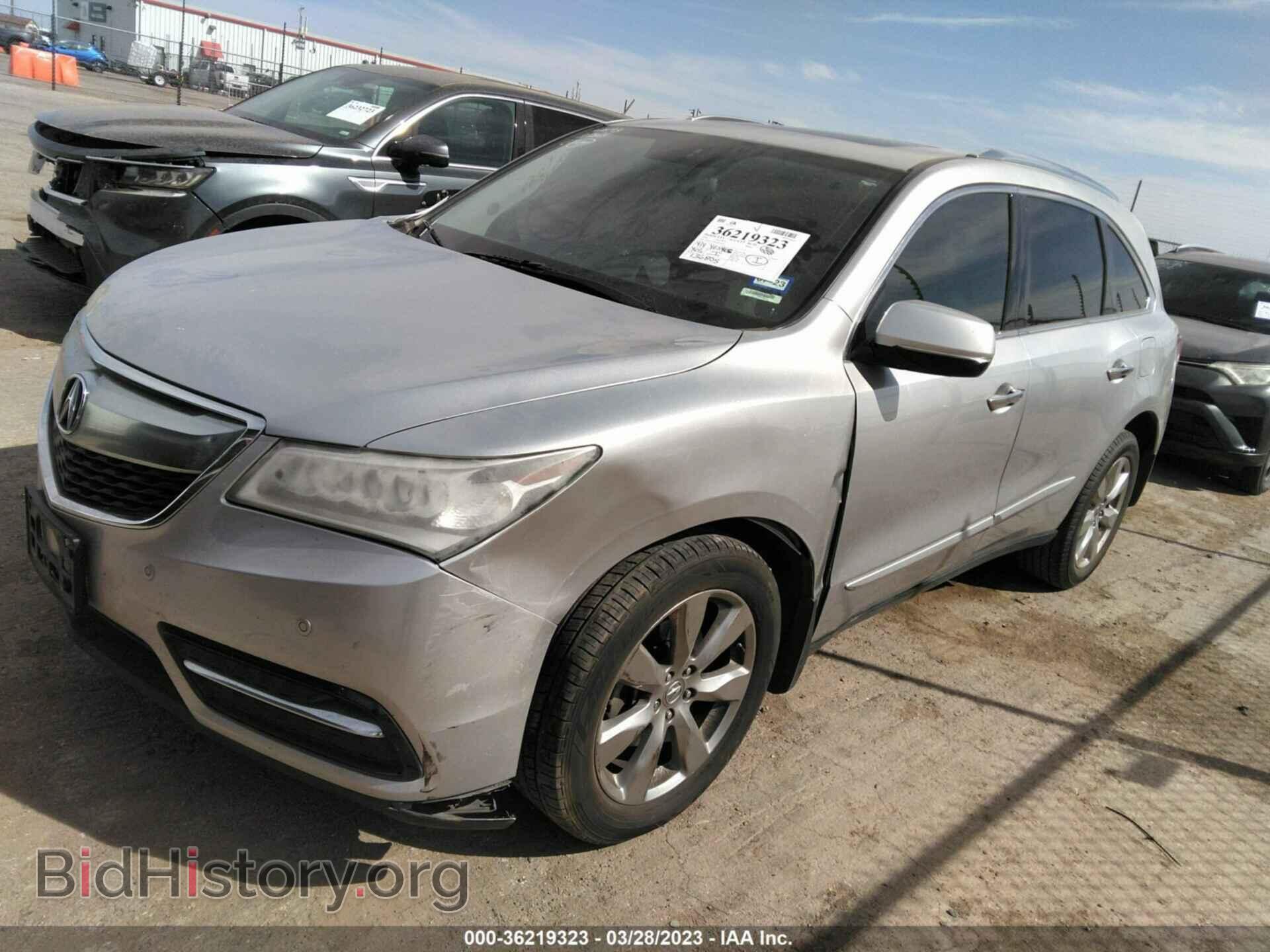 2014 ACURA MDX - VIN: 5FRYD3H81EB018212 - Фото 2
