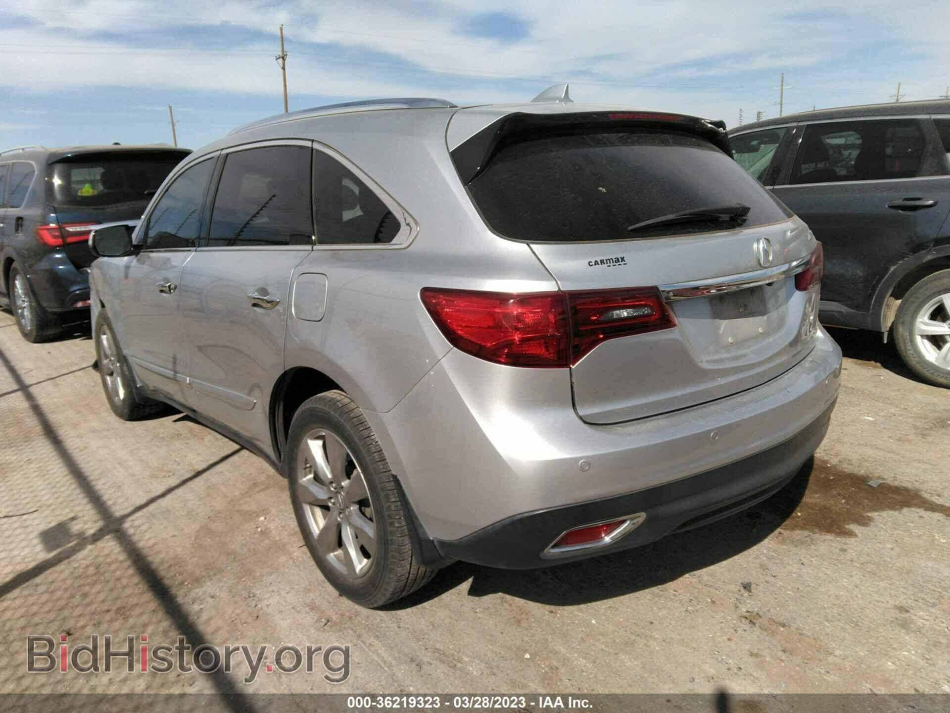 2014 ACURA MDX - VIN: 5FRYD3H81EB018212 - Фото 3