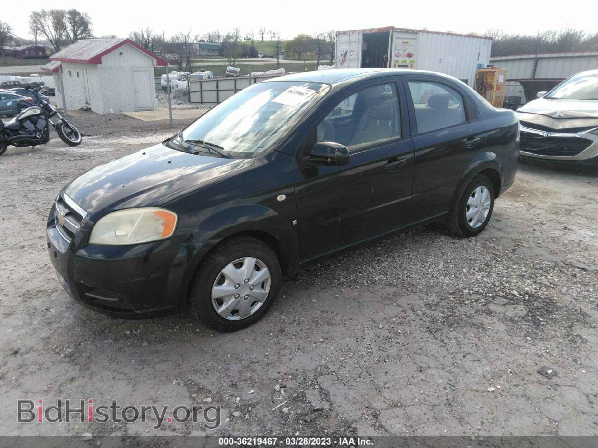2007 CHEVROLET AVEO - VIN: KL1TD56637B056661 - Фото 2