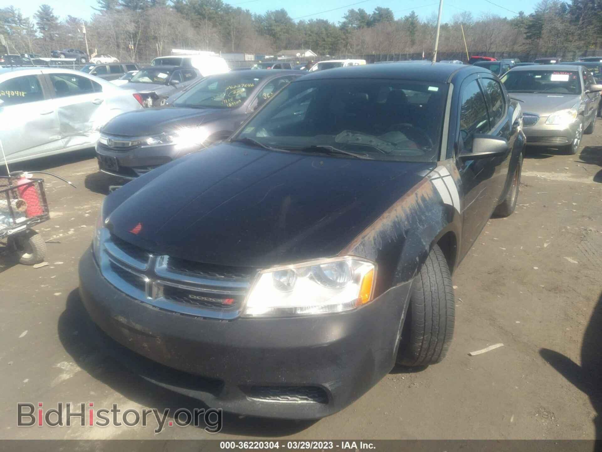 2013 DODGE AVENGER - VIN: 1C3CDZAB3DN566995 - Фото 2