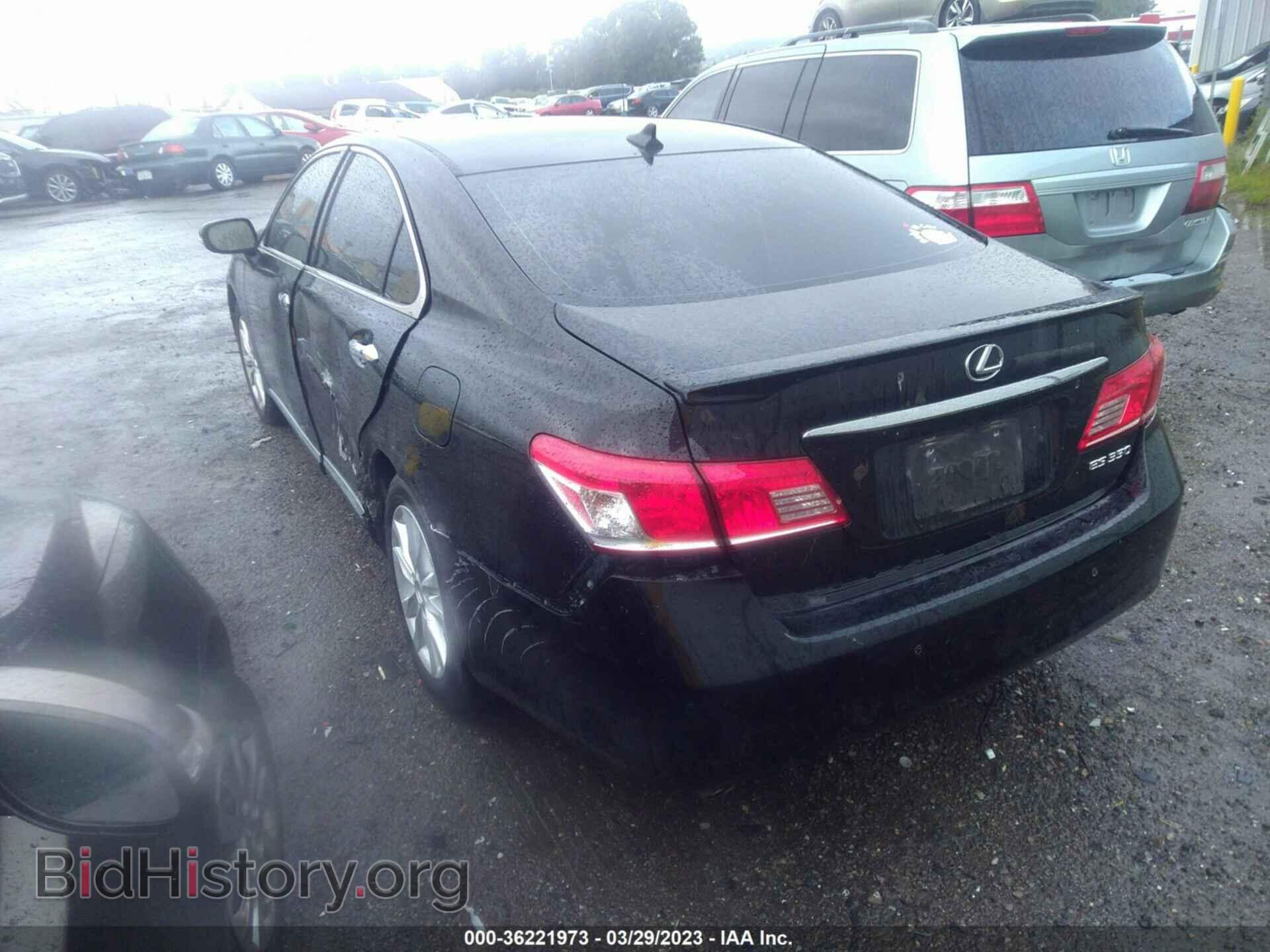 2012 LEXUS ES 350 - VIN: JTHBK1EG4C2476645 - Фото 3