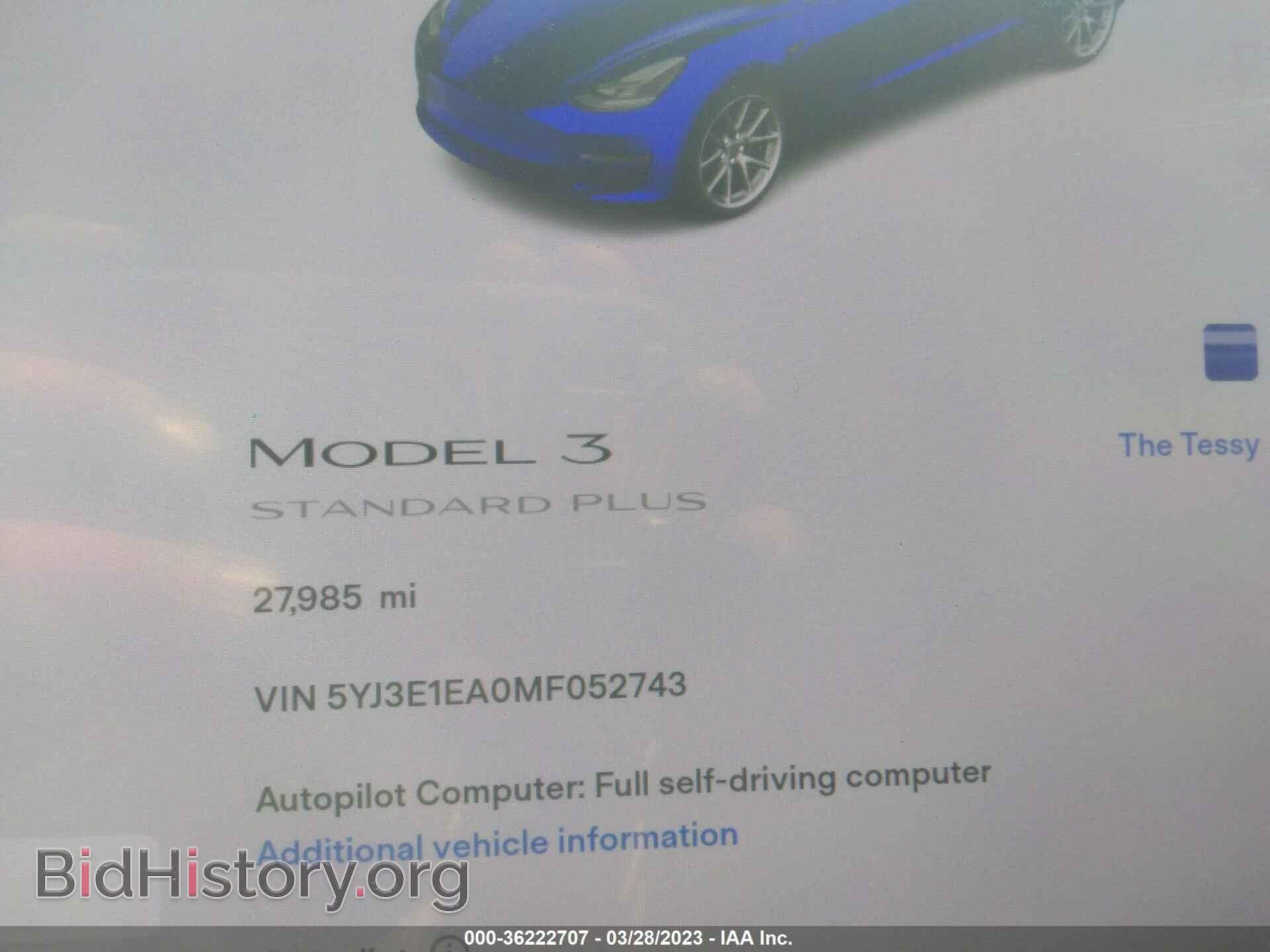 2021 TESLA MODEL 3 - VIN: 5YJ3E1EA0MF052743 - Photo 7