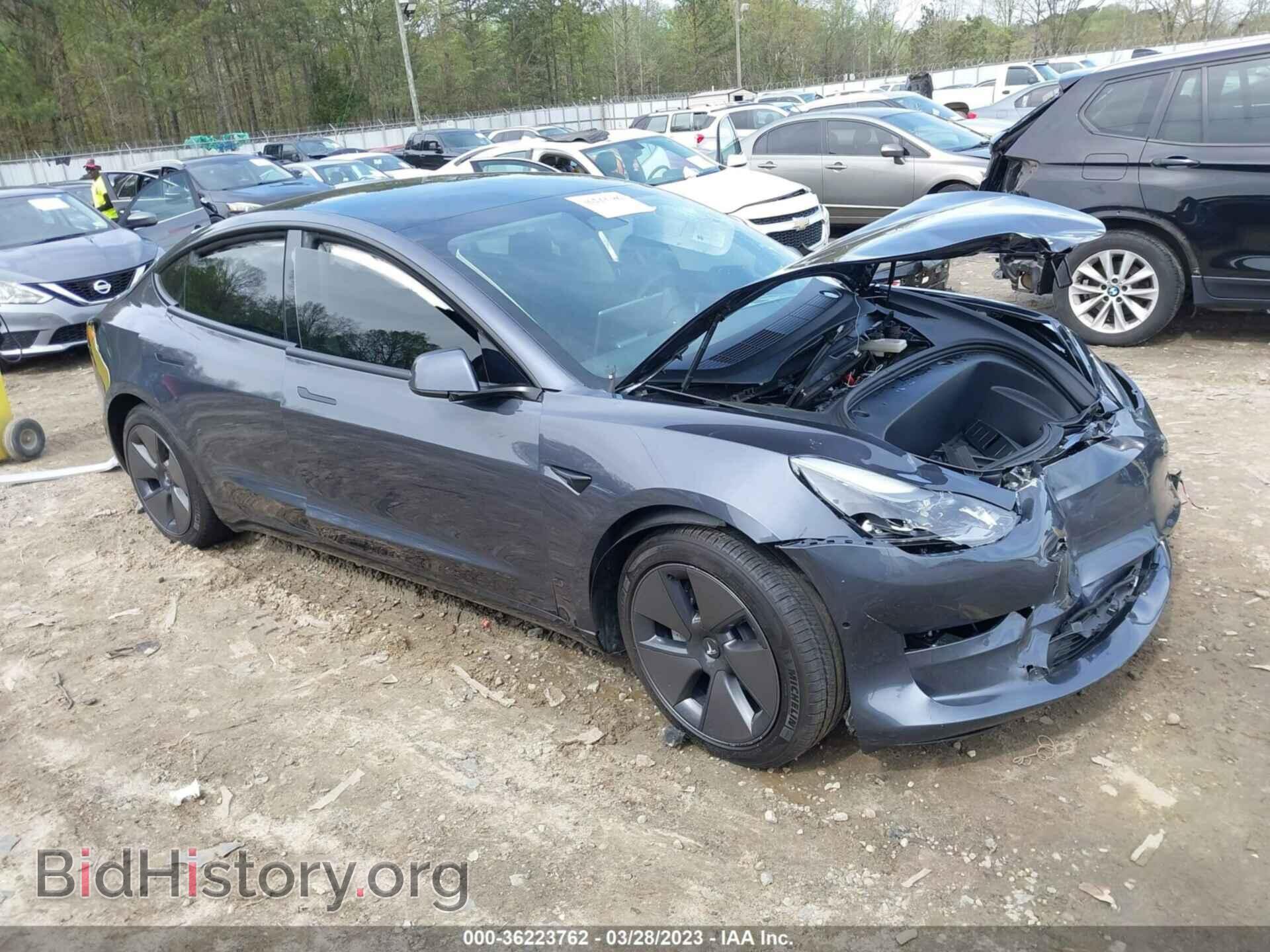 Photo 5YJ3E1EB2NF331668 - TESLA MODEL 3 2022