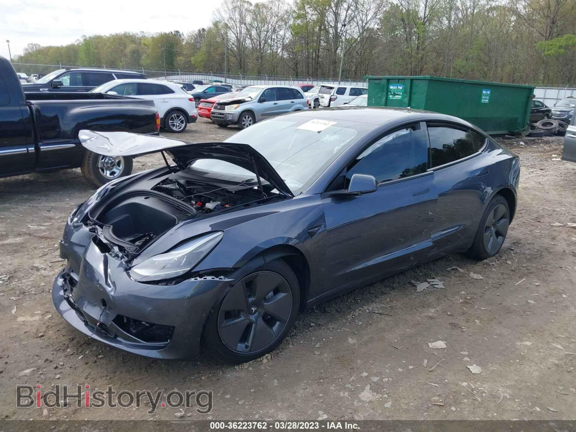 2022 TESLA MODEL 3 - VIN: 5YJ3E1EB2NF331668 - Photo 2
