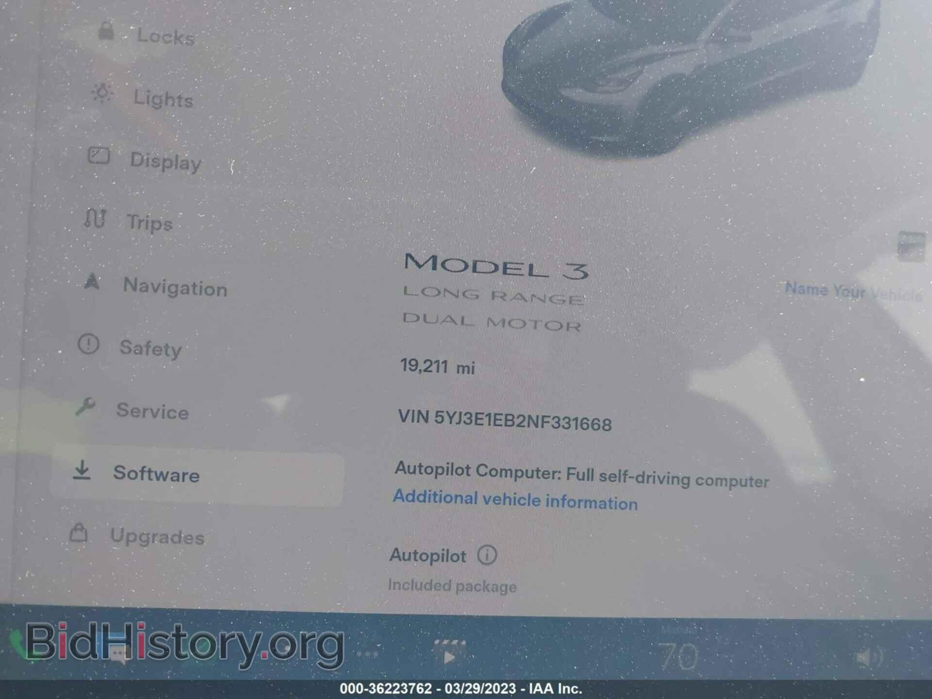 2022 TESLA MODEL 3 - VIN: 5YJ3E1EB2NF331668 - Photo 7
