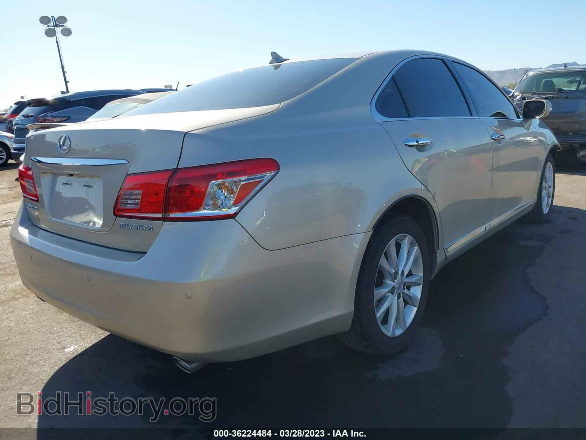 2010 LEXUS ES 350 - VIN: JTHBK1EG1A2342723 - Фото 4