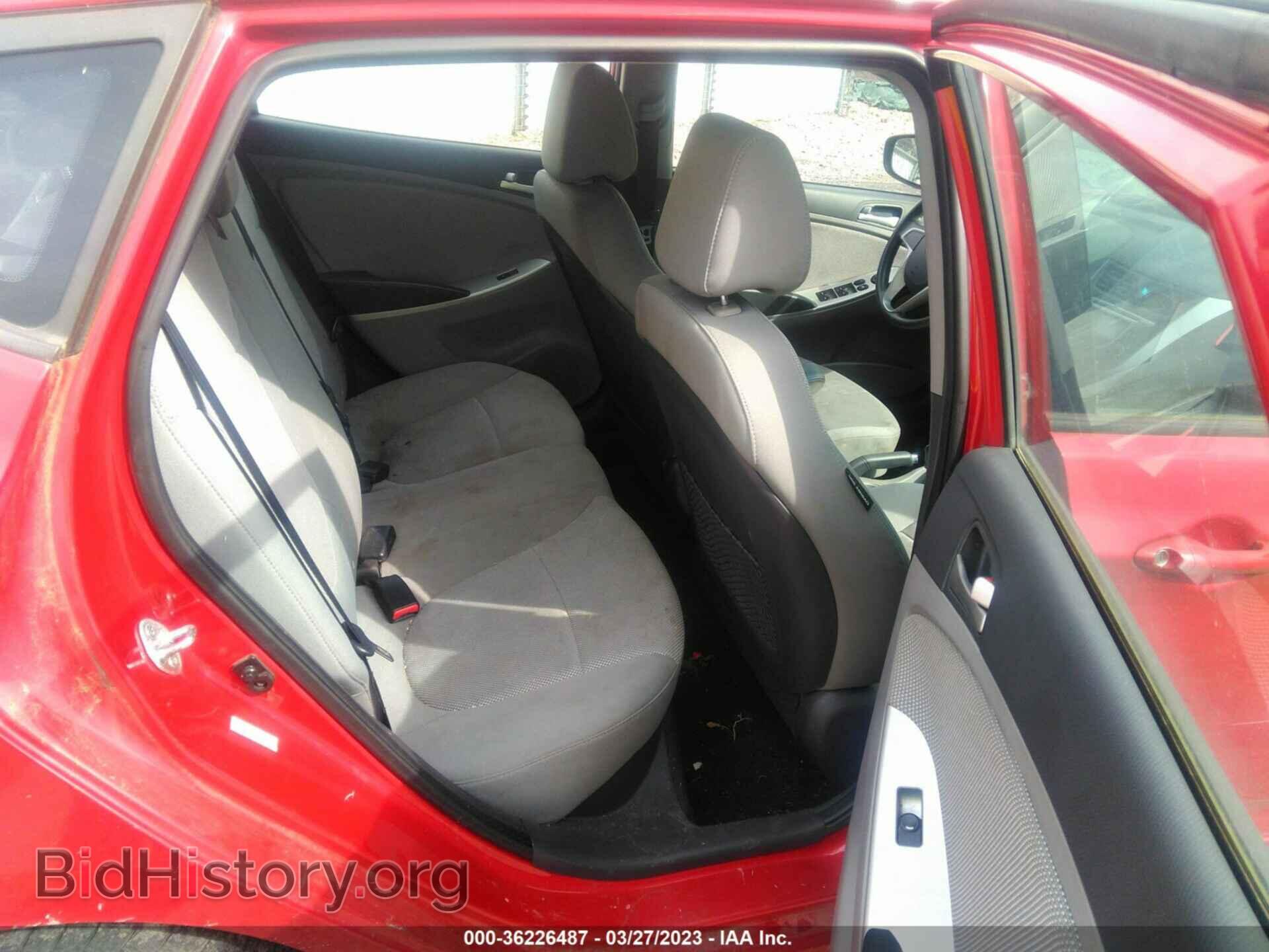 2013 HYUNDAI ACCENT - VIN: KMHCT5AE7DU130718 - Фото 8