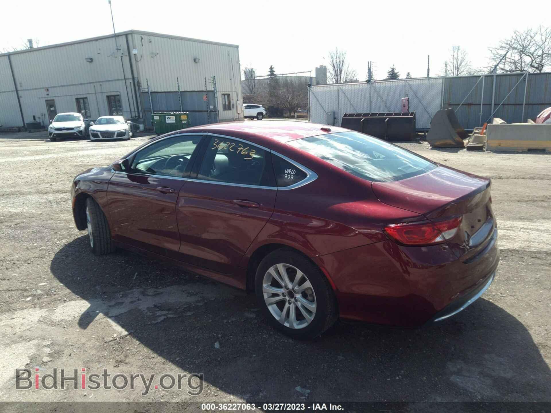 2015 CHRYSLER 200 - VIN: 1C3CCCAB6FN662316 - Фото 3