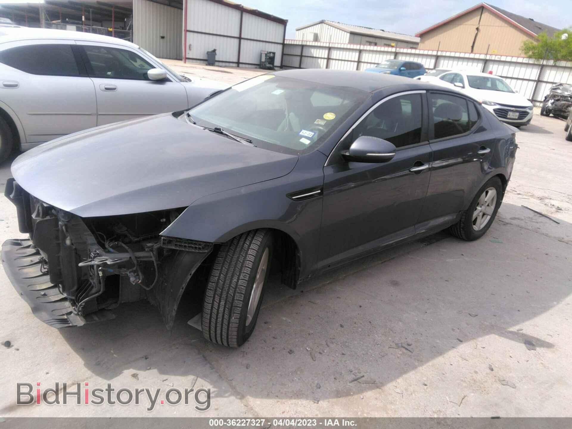 2015 KIA OPTIMA - VIN: 5XXGM4A70FG491344 - Фото 2