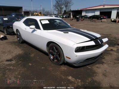 2012 Dodge CHALLENGER Rallye Redline, белый — VIN 2C3CDYAG8CH240557, IAAI
