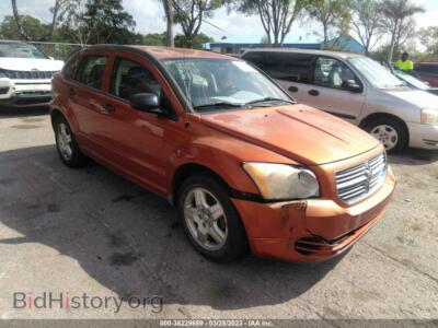 2008 Dodge CALIBER SXT, оранжевый — VIN 1B3HB48BX8D703184, IAAI