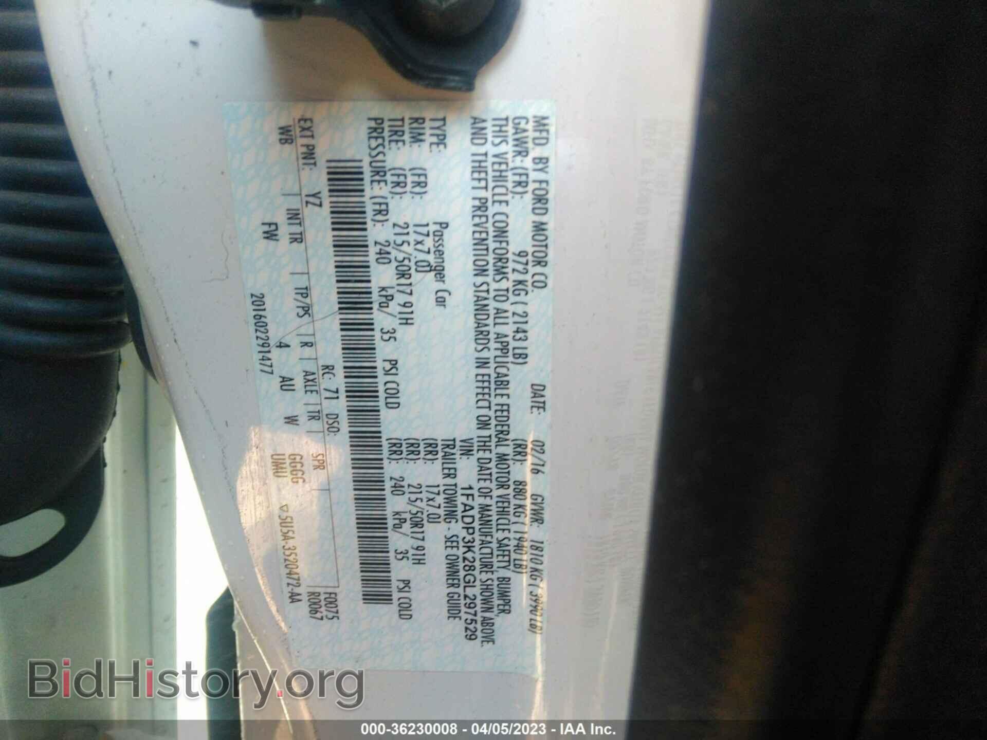 2016 FORD FOCUS - VIN: 1FADP3K28GL297529 - Photo 9